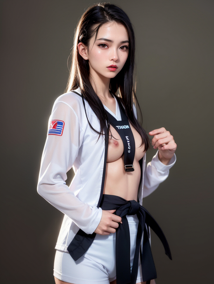 AI화보 태권소녀