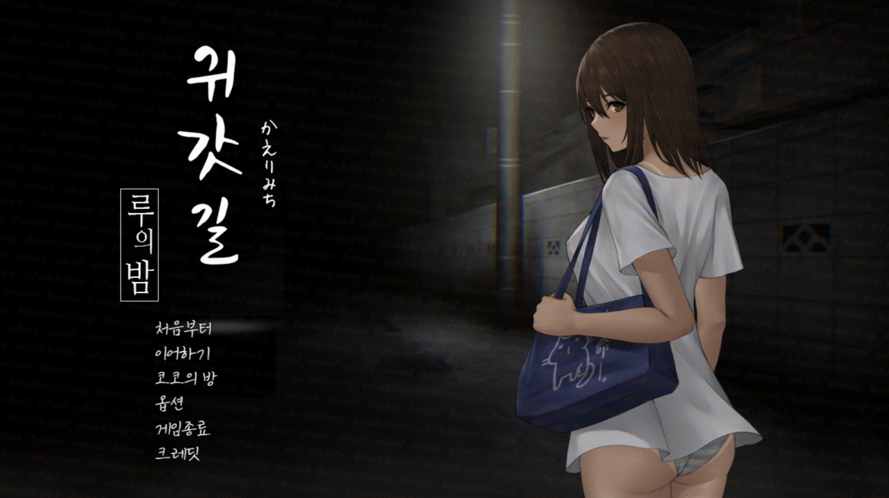 귀갓길 루의 밤 (n모) - H 2D 어드벤처 한글 무설치 - The Way Home