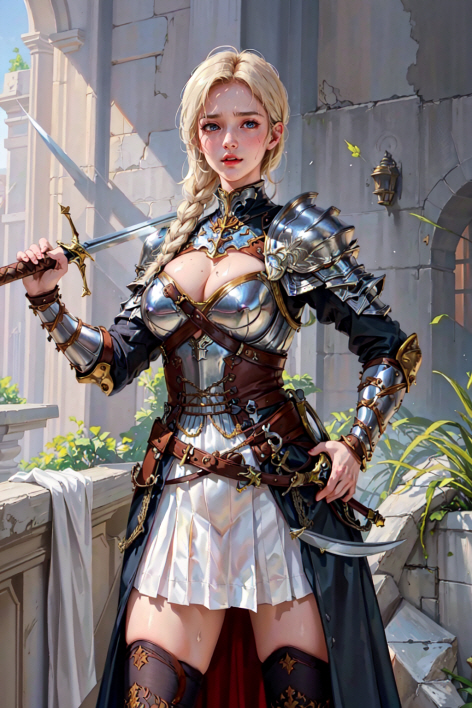 AI화보 철갑옷 속의 미인