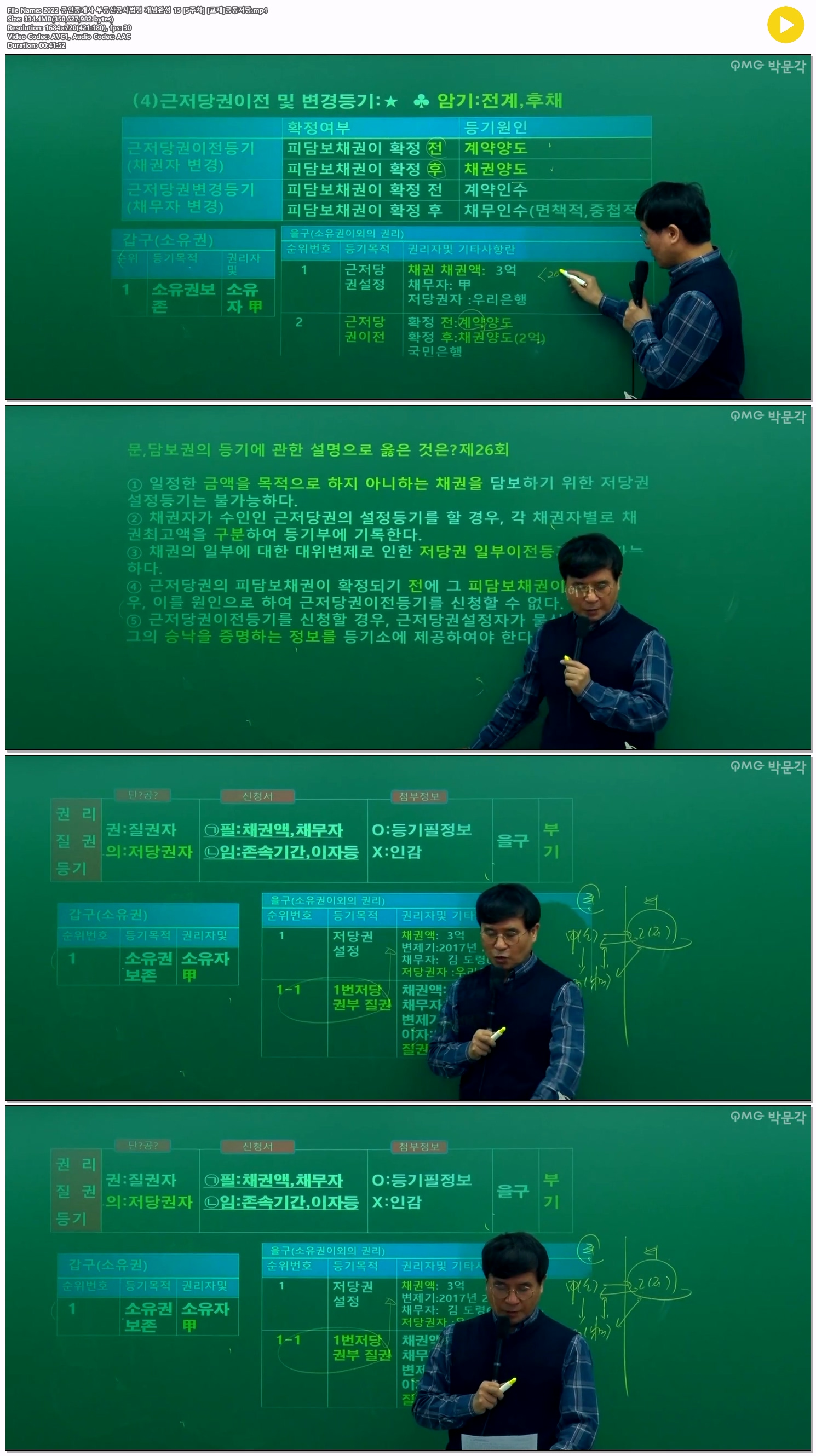 2022 공인중개사 부동산공시법령 개념완성 15 [5주차] [교재]공동..