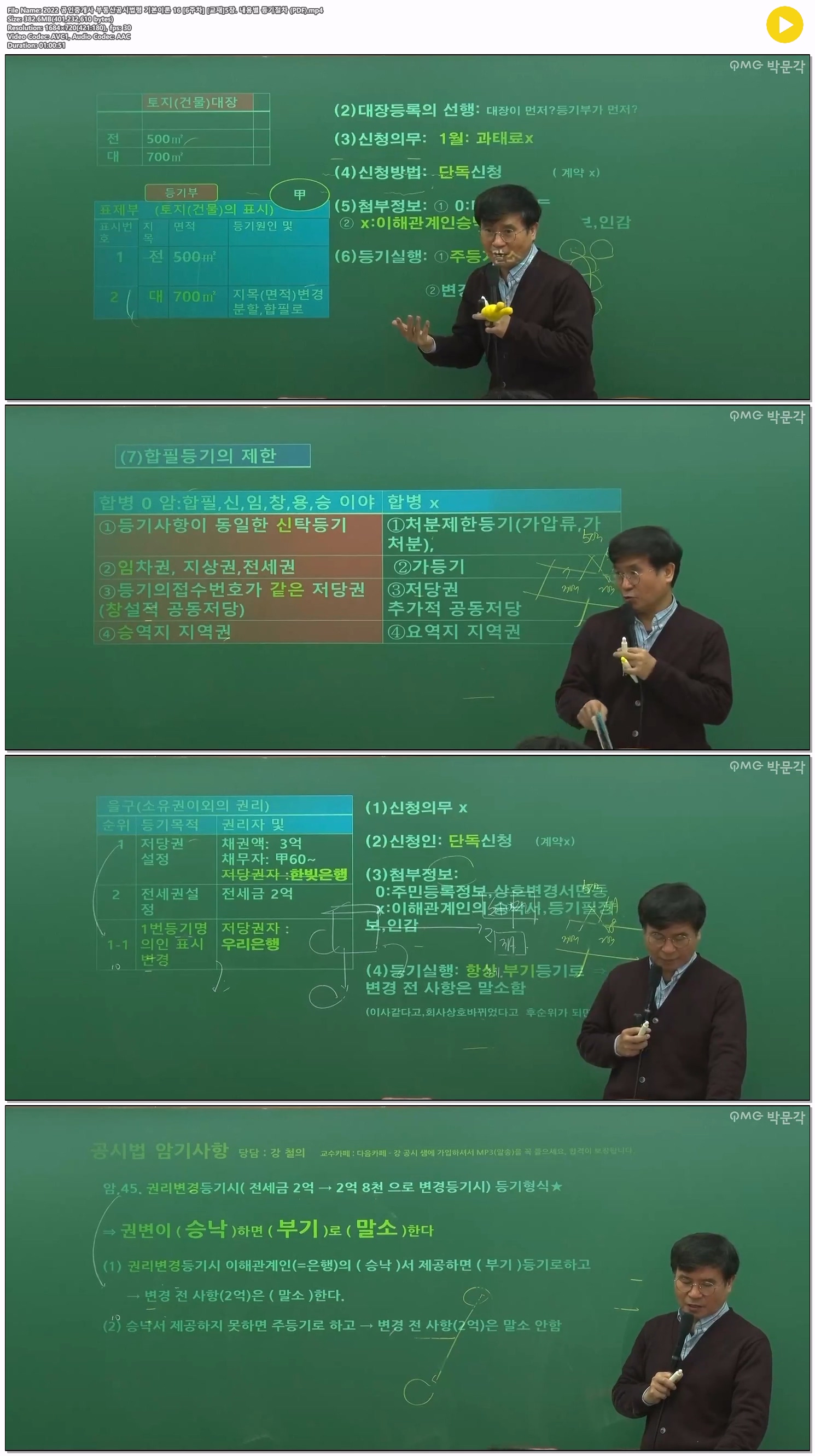 2022 공인중개사 부동산공시법령 기본이론 16 [6주차] [교재]5장. ..