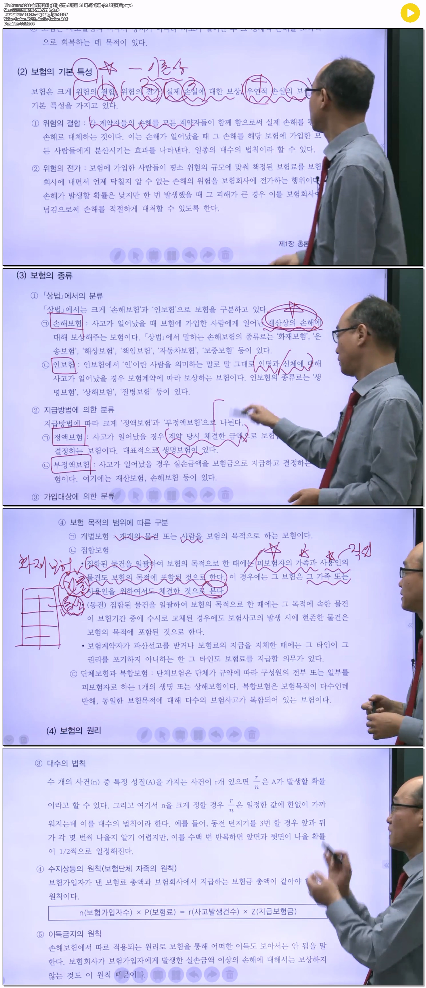 2022 손해평가사 (1차) 상법-보험편 01 제1장 총론 (01 보험제도)
