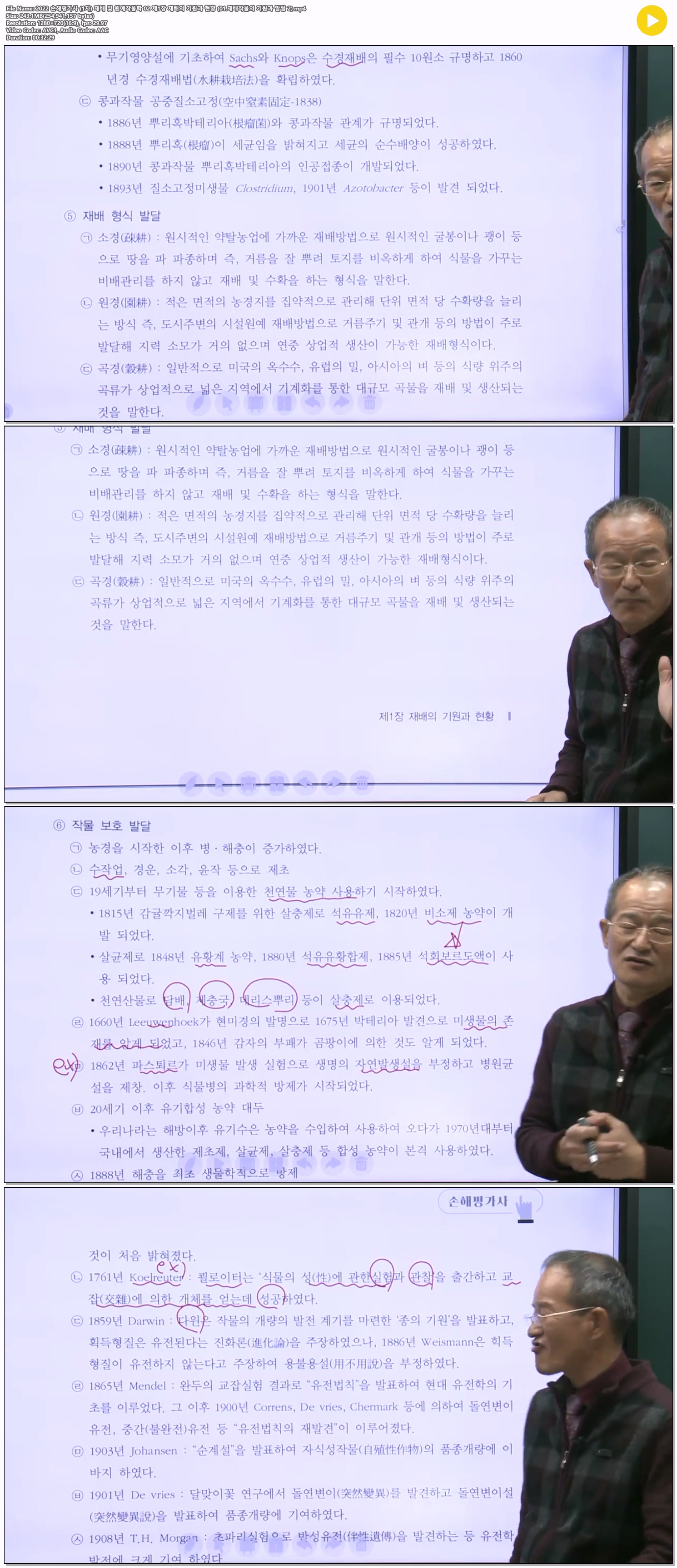 2022 손해평가사 (1차) 재배 및 원예작물학 02 제1장 재배의 기원..