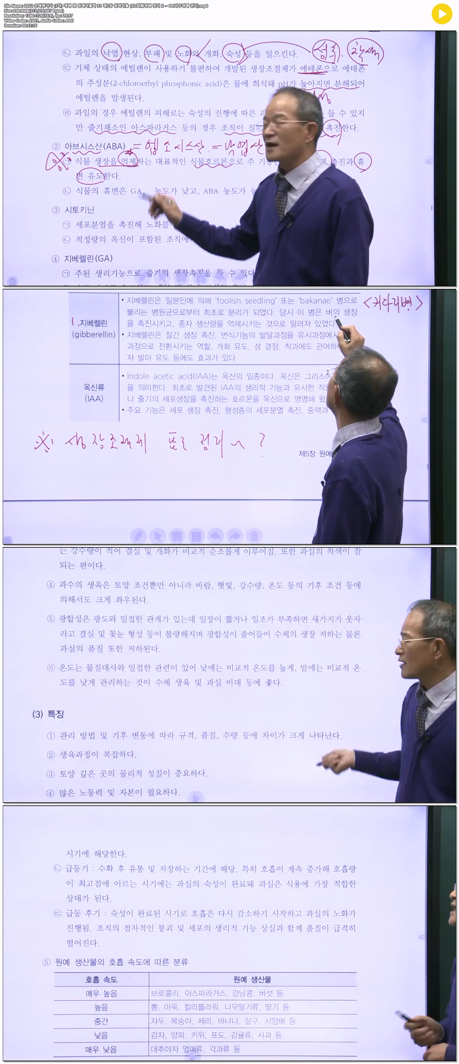 2022 손해평가사 (1차) 재배 및 원예작물학 31 제5장 원예작물 (03..