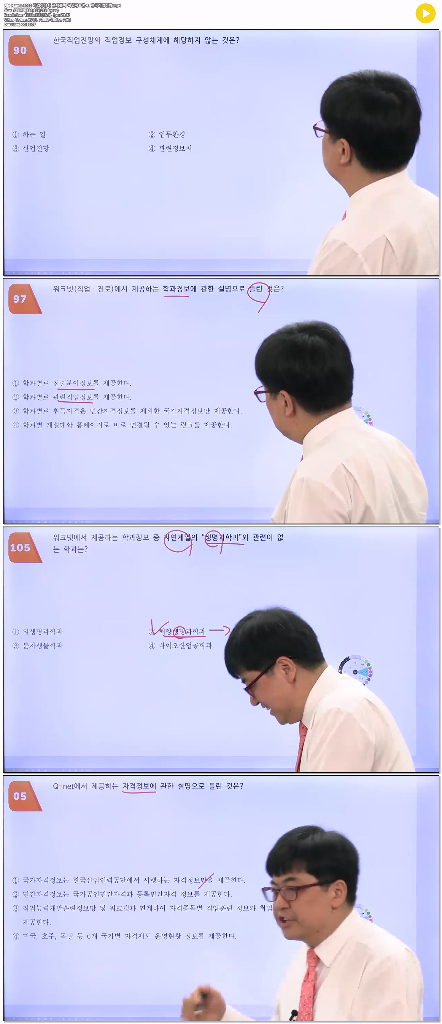 2022 직업상담사 문제풀이 직업정보론 3. 한국직업전망