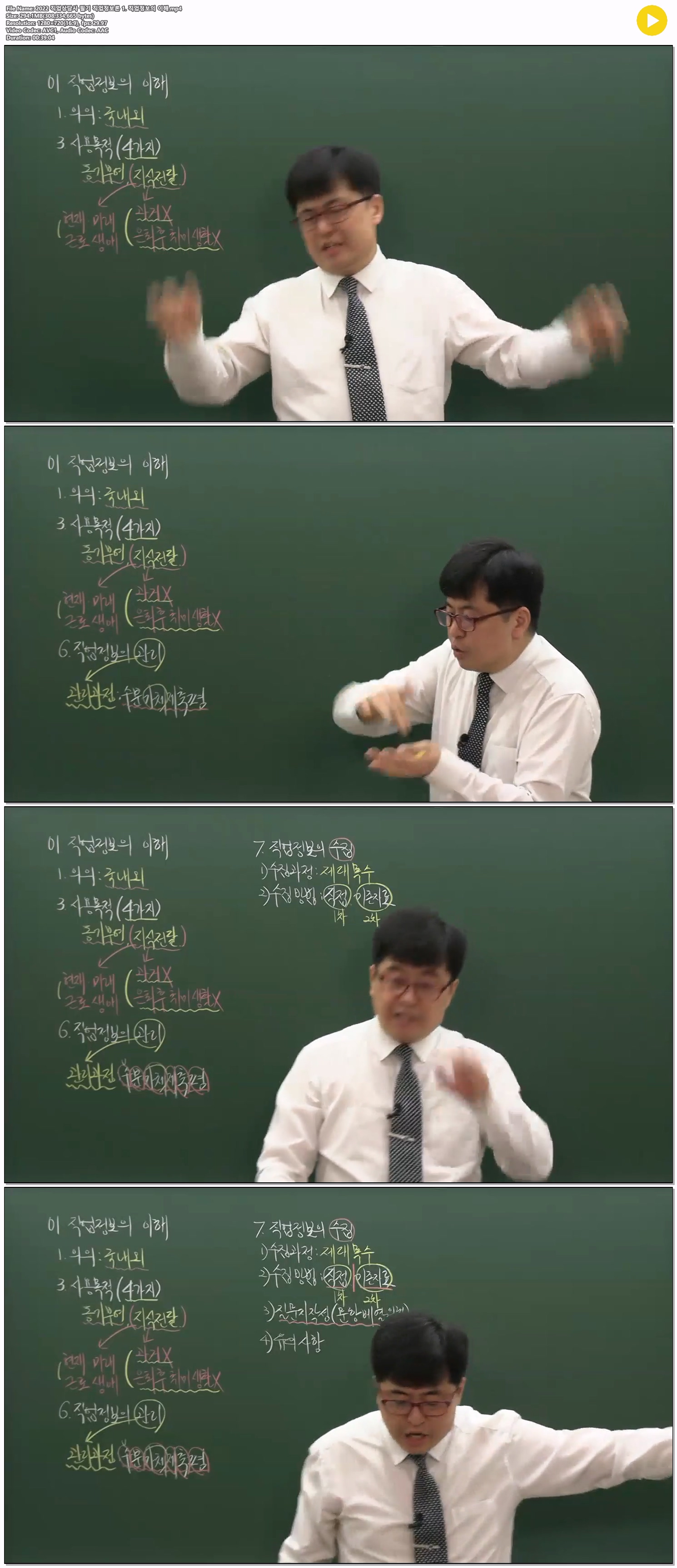 2022 직업상담사 필기 직업정보론 1. 직업정보의 이해