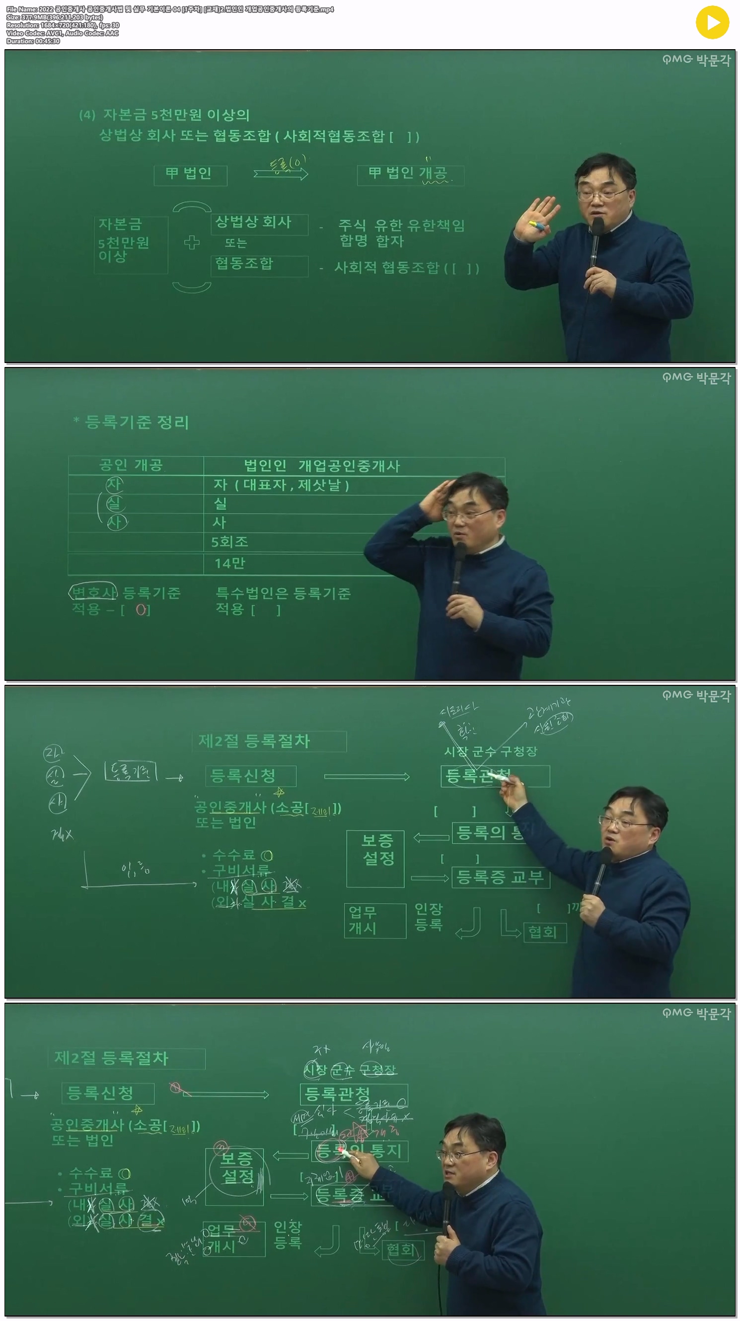 2022 공인중개사 공인중개사법 및 실무 기본이론 04 [1주차] [교재..