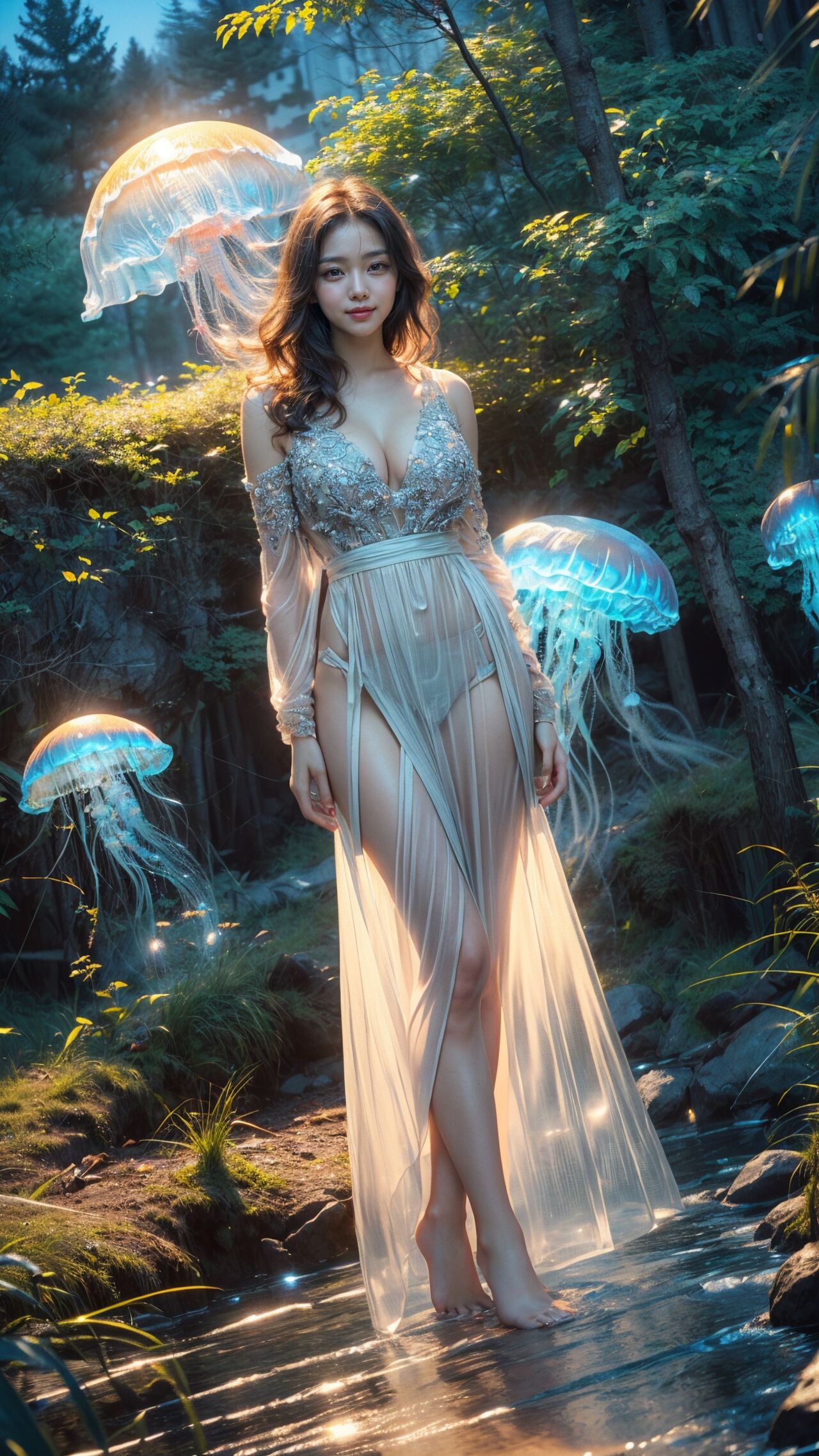 AI화보 요정의 섹시 실루엣