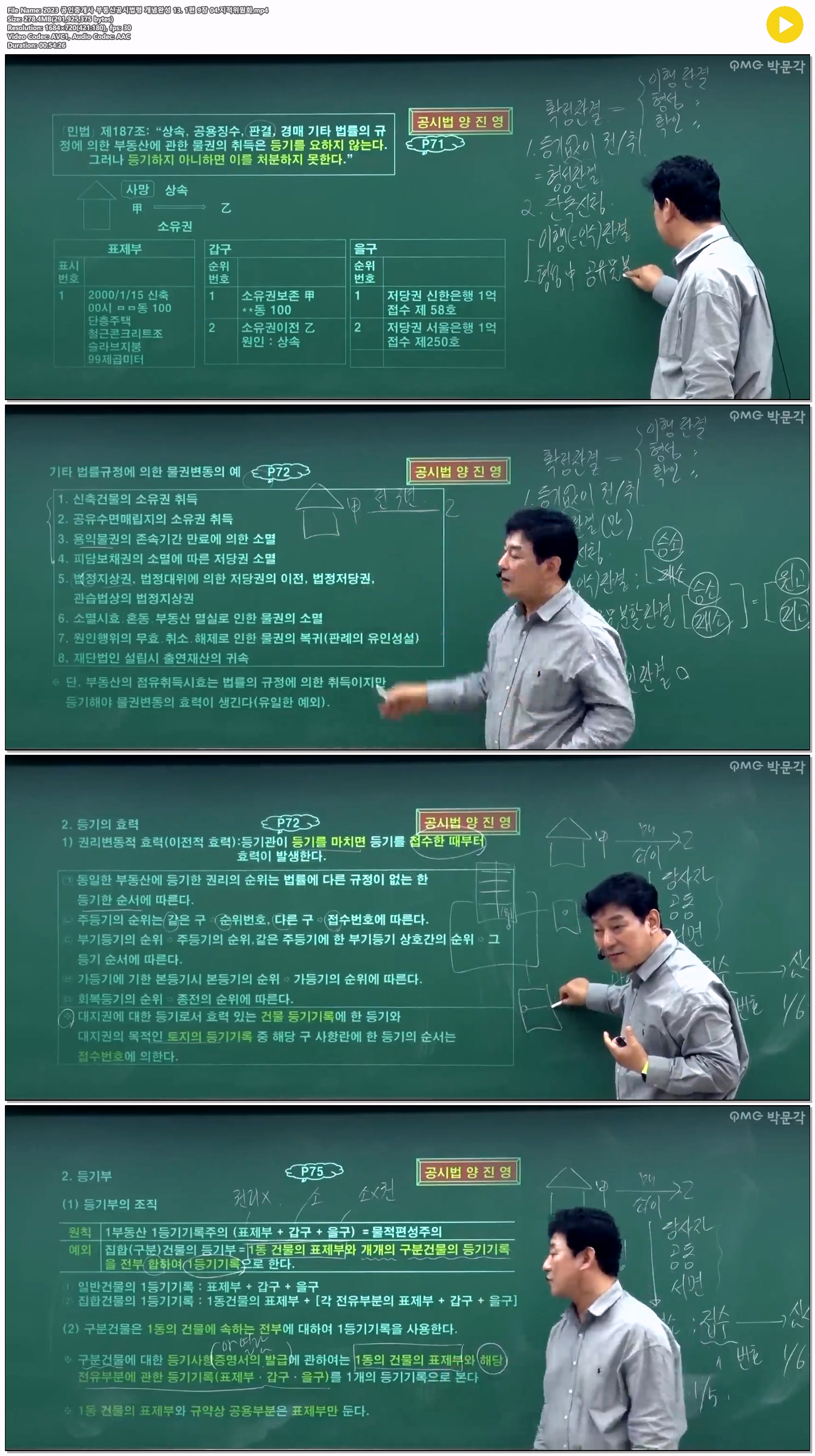 2023 공인중개사 부동산공시법령 개념완성 13. 1편 9장 04.지적위..