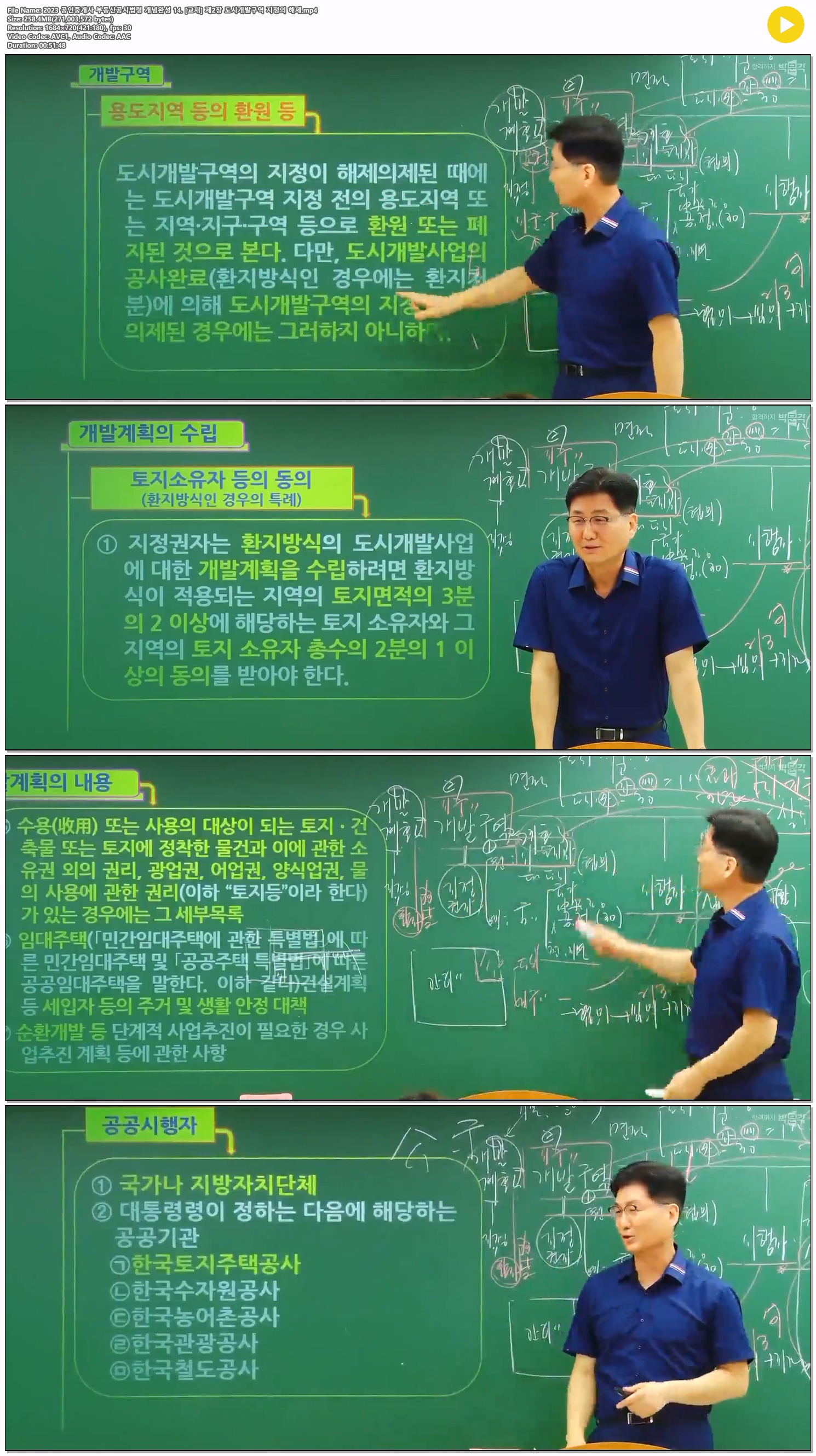 2023 공인중개사 부동산공시법령 개념완성 14. [교재] 제2장 도시..