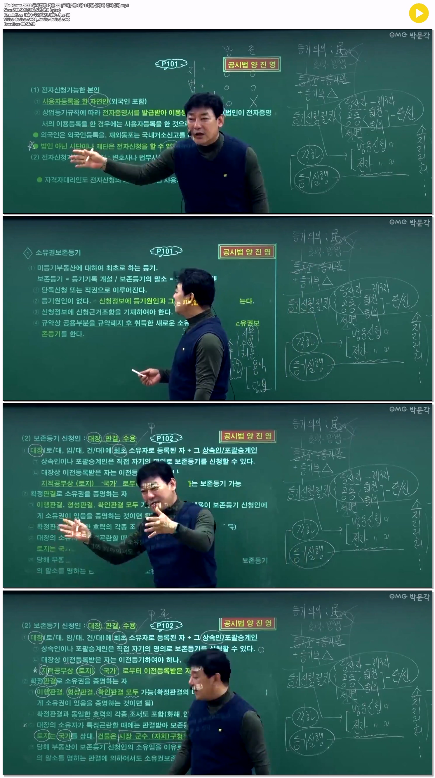 2023 공시법령 기본 22 [교재]2편 3장 5.방문신청과 전자신청