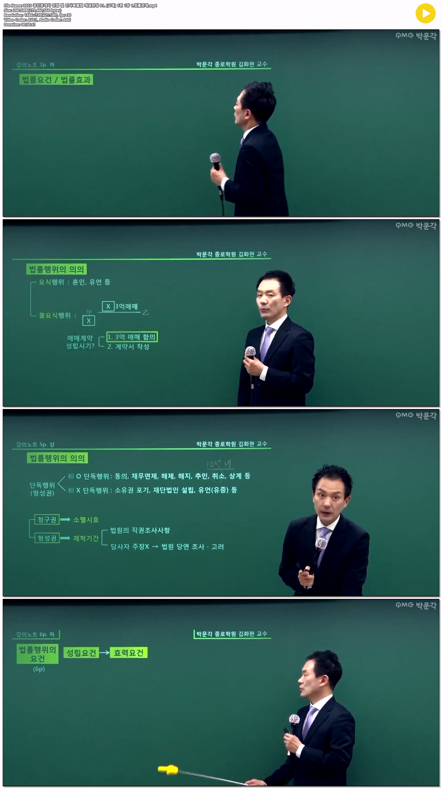 2023 공인중개사 민법 및 민사특별법 개념완성 01. [교재] 1편 1장..