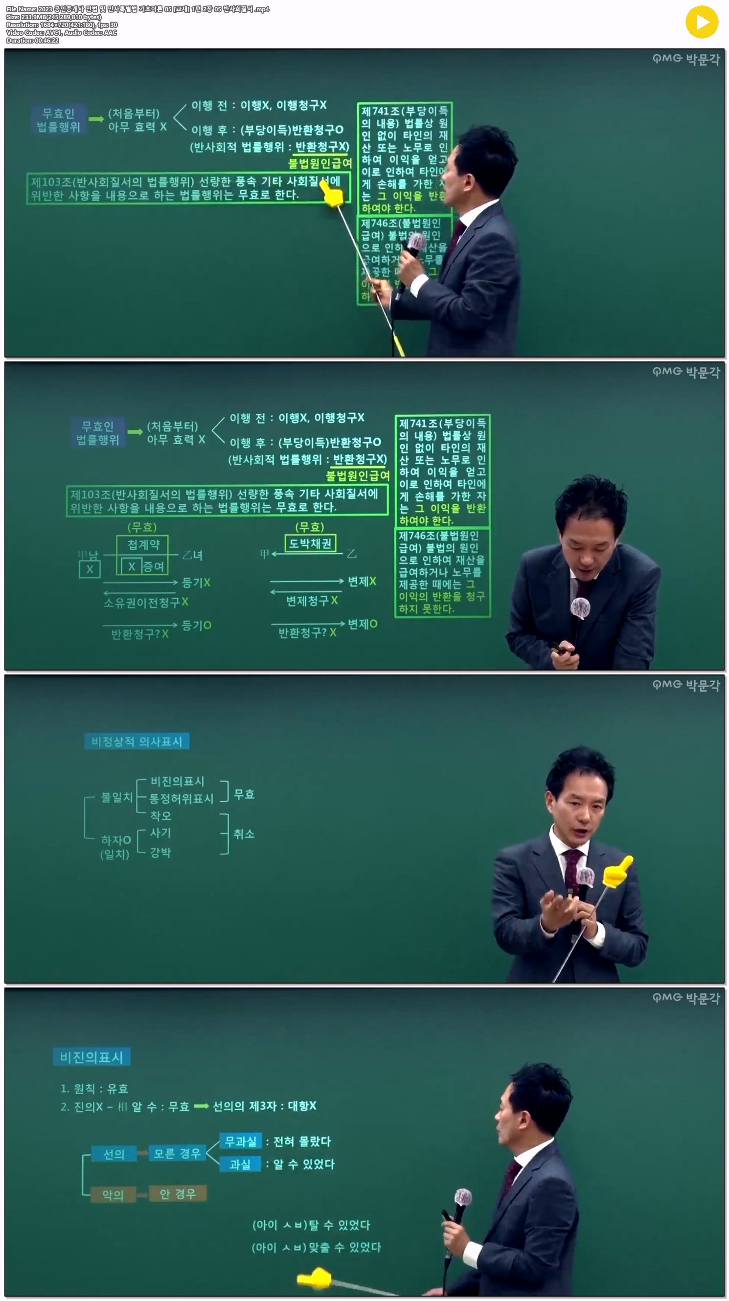 2023 공인중개사 민법 및 민사특별법 기초이론 05 [교재] 1편 2장 ..