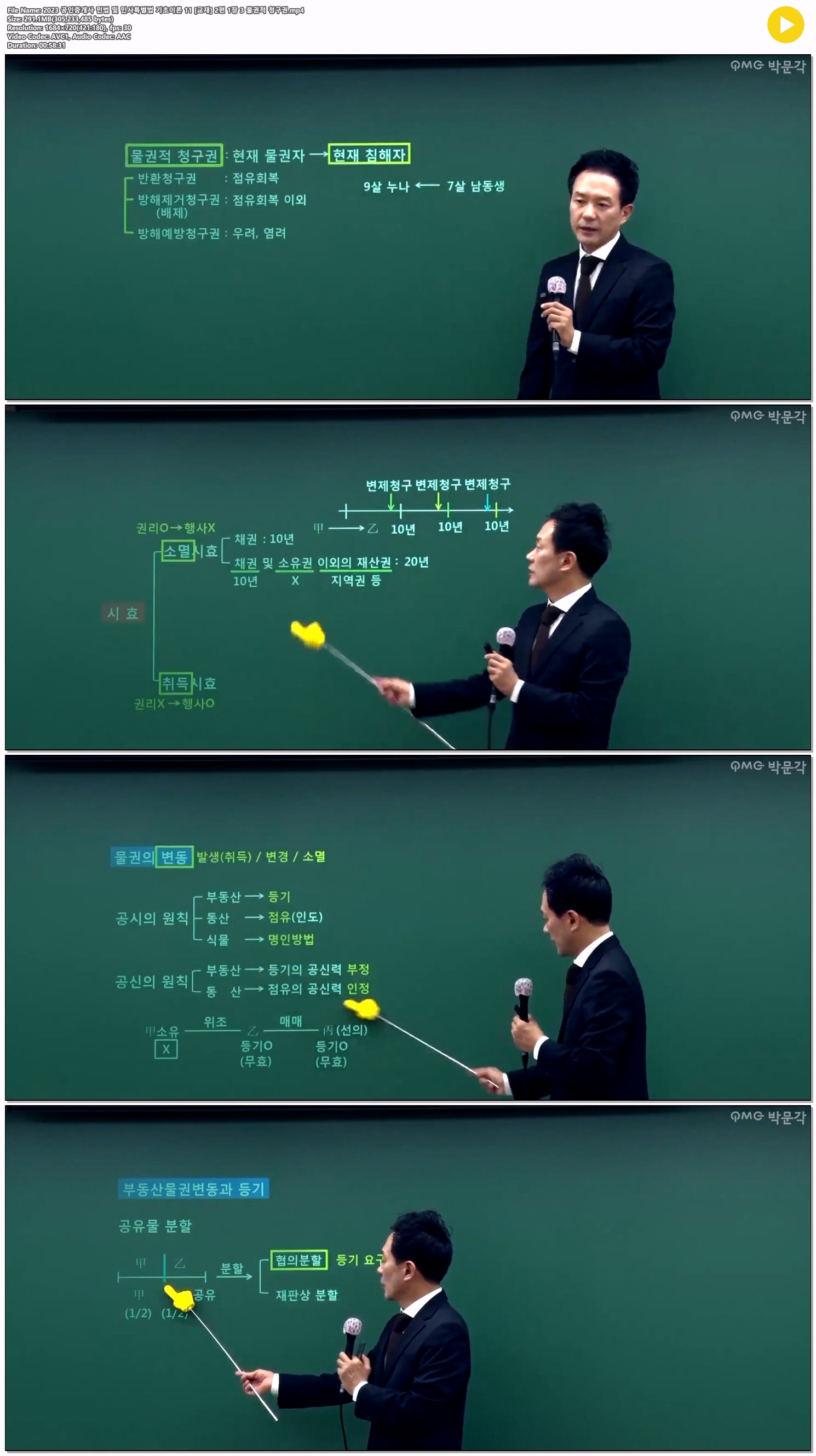 2023 공인중개사 민법 및 민사특별법 기초이론 11 [교재] 2편 1장 ..