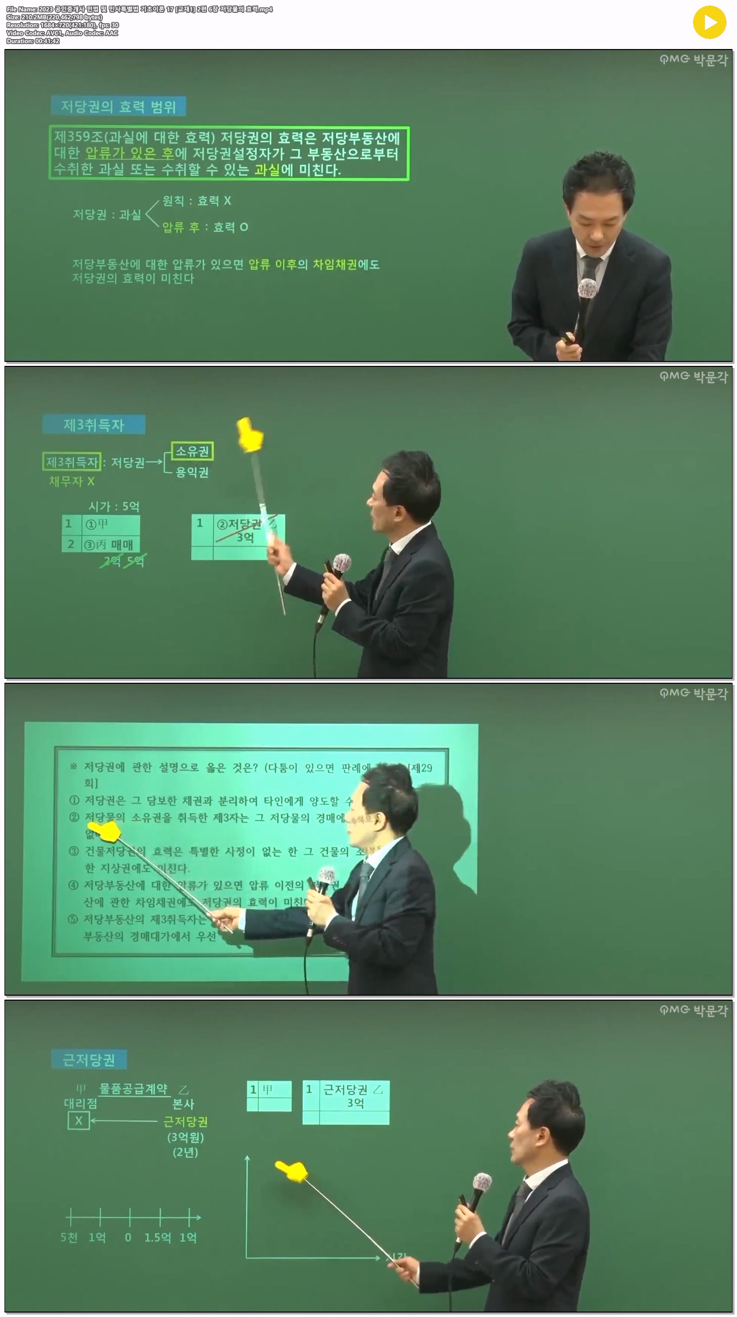 2023 공인중개사 민법 및 민사특별법 기초이론 17 [교재1] 2편 6장..