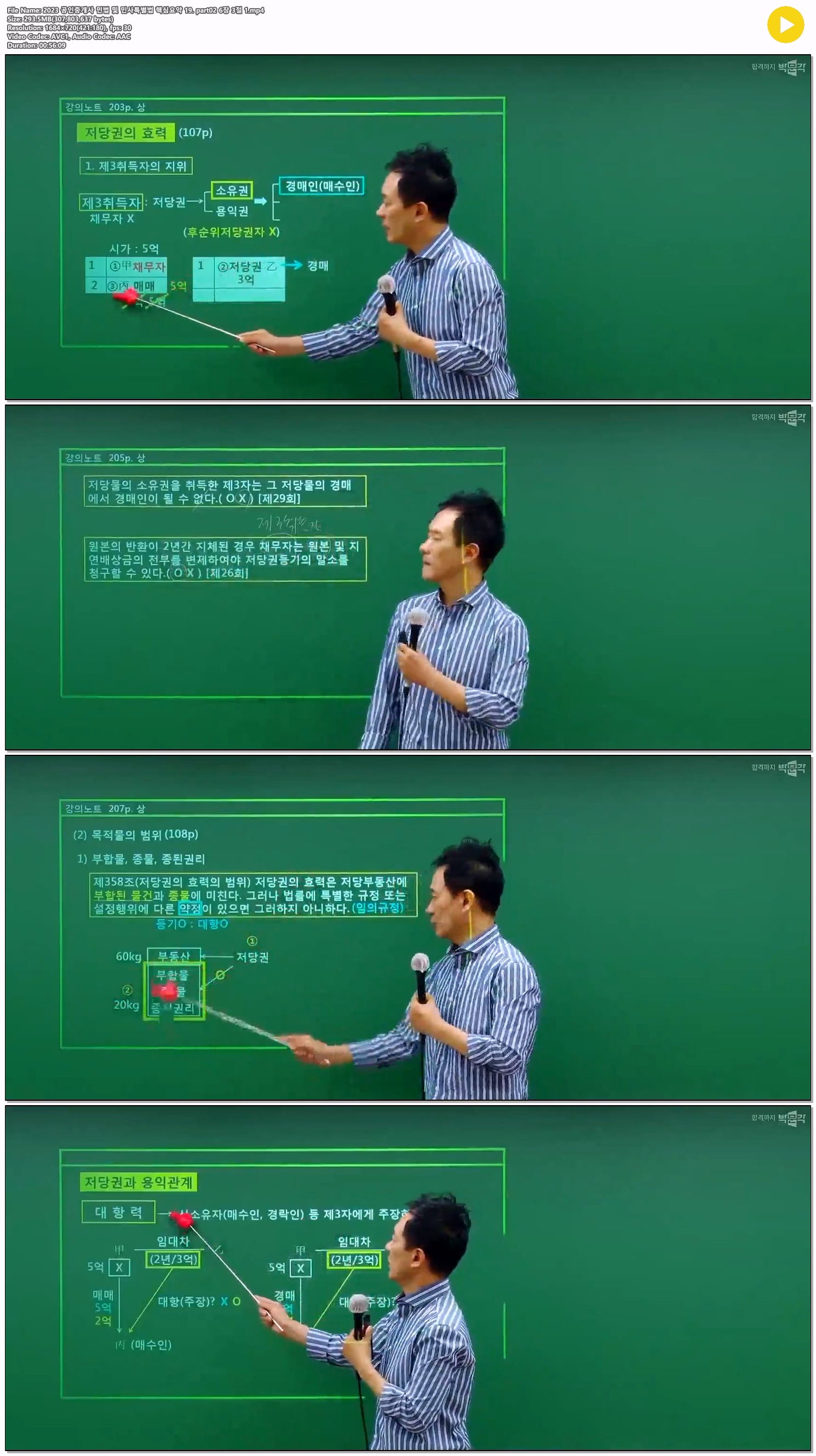 2023 공인중개사 민법 및 민사특별법 핵심요약 19. part02 6장 3절 1