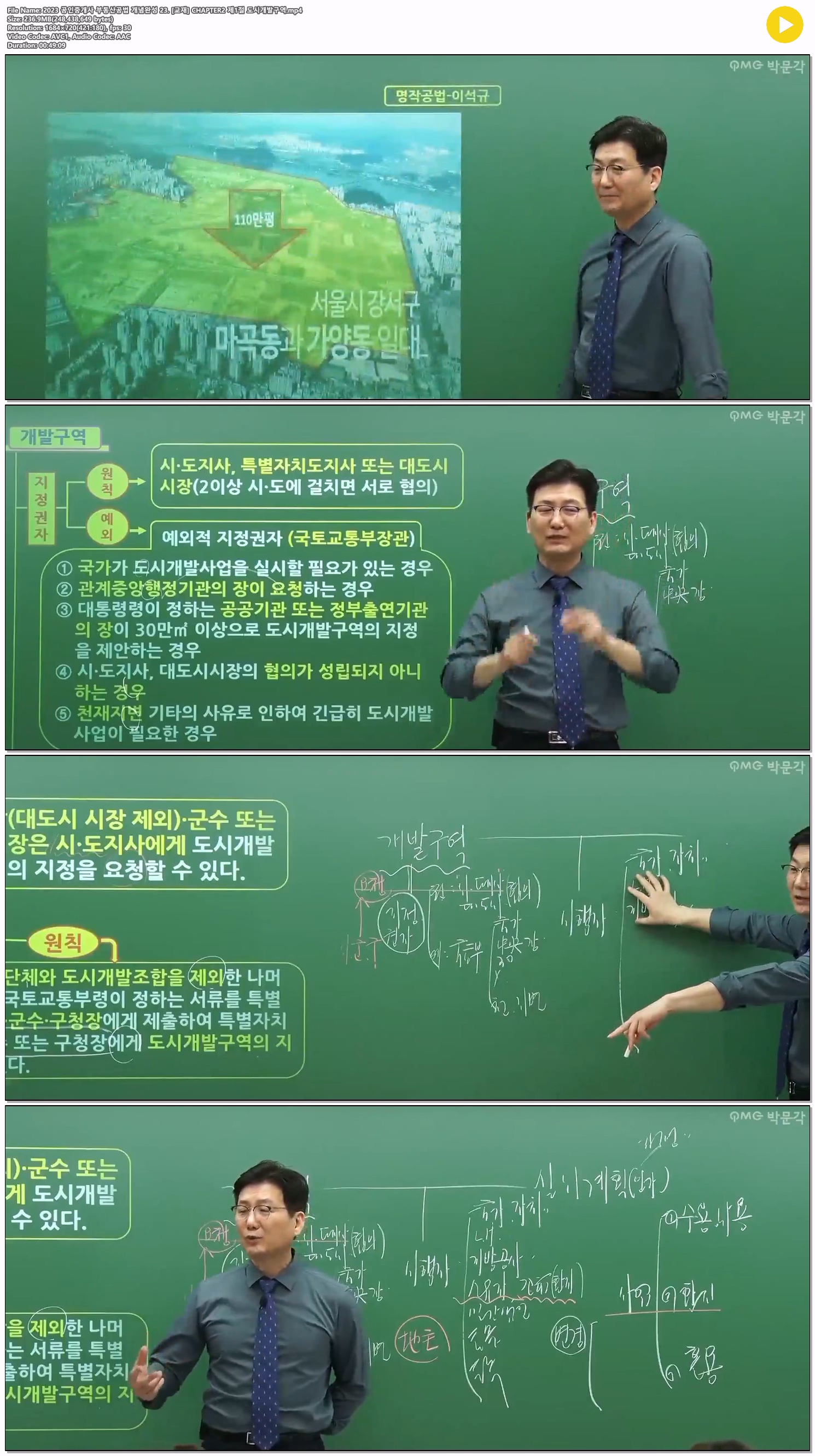 2023 공인중개사 부동산공법 개념완성 23. [교재] CHAPTER2 제1절 ..