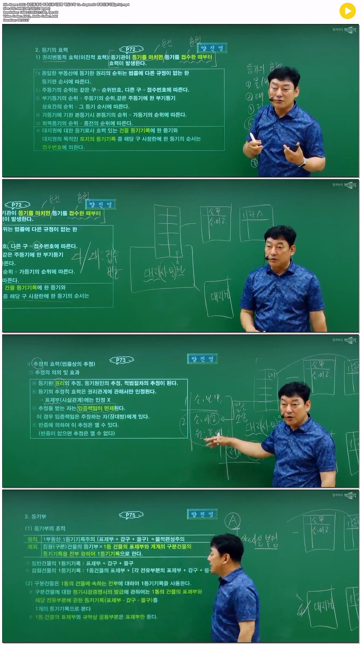 2023 공인중개사 부동산공시법령 핵심요약 10. chapter02 부동산등..