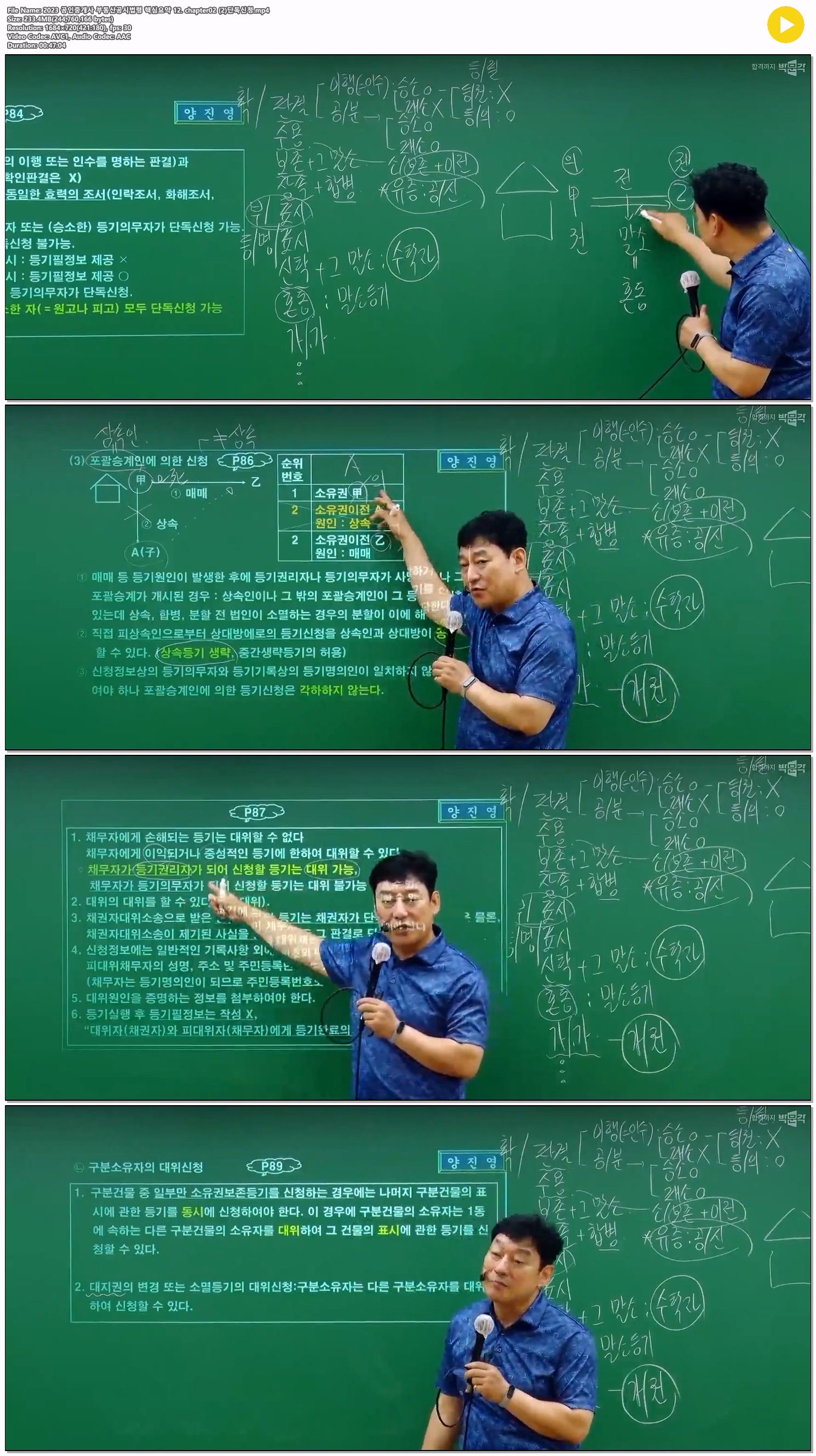 2023 공인중개사 부동산공시법령 핵심요약 12. chapter02 (2)단독..