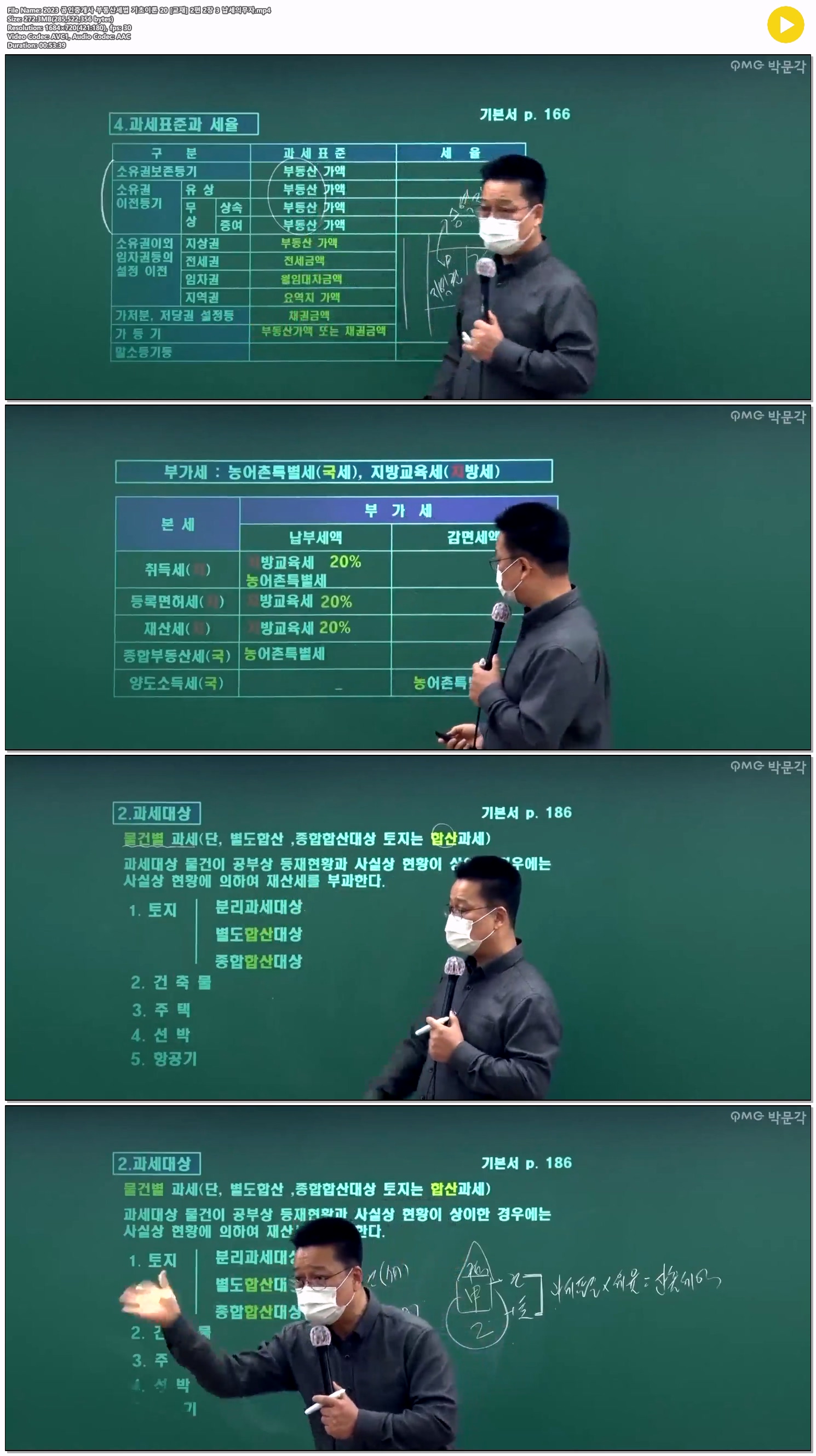 2023 공인중개사 부동산세법 기초이론 20 [교재] 2편 2장 3 납세의..