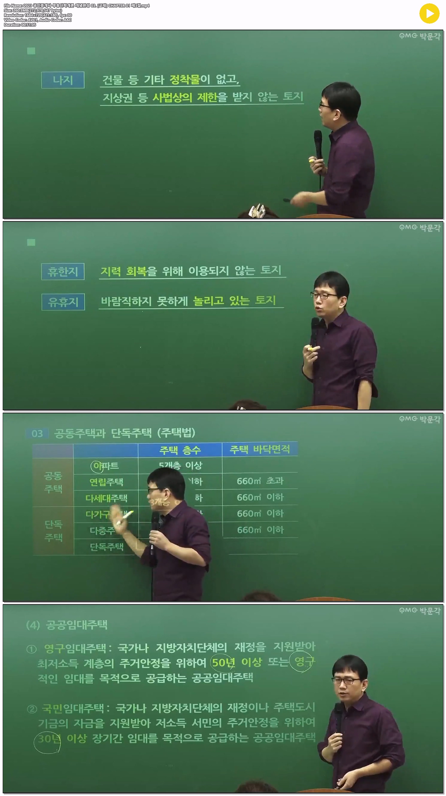2023 공인중개사 부동산학개론 개념완성 03. [교재] CHAPTER 01 제..
