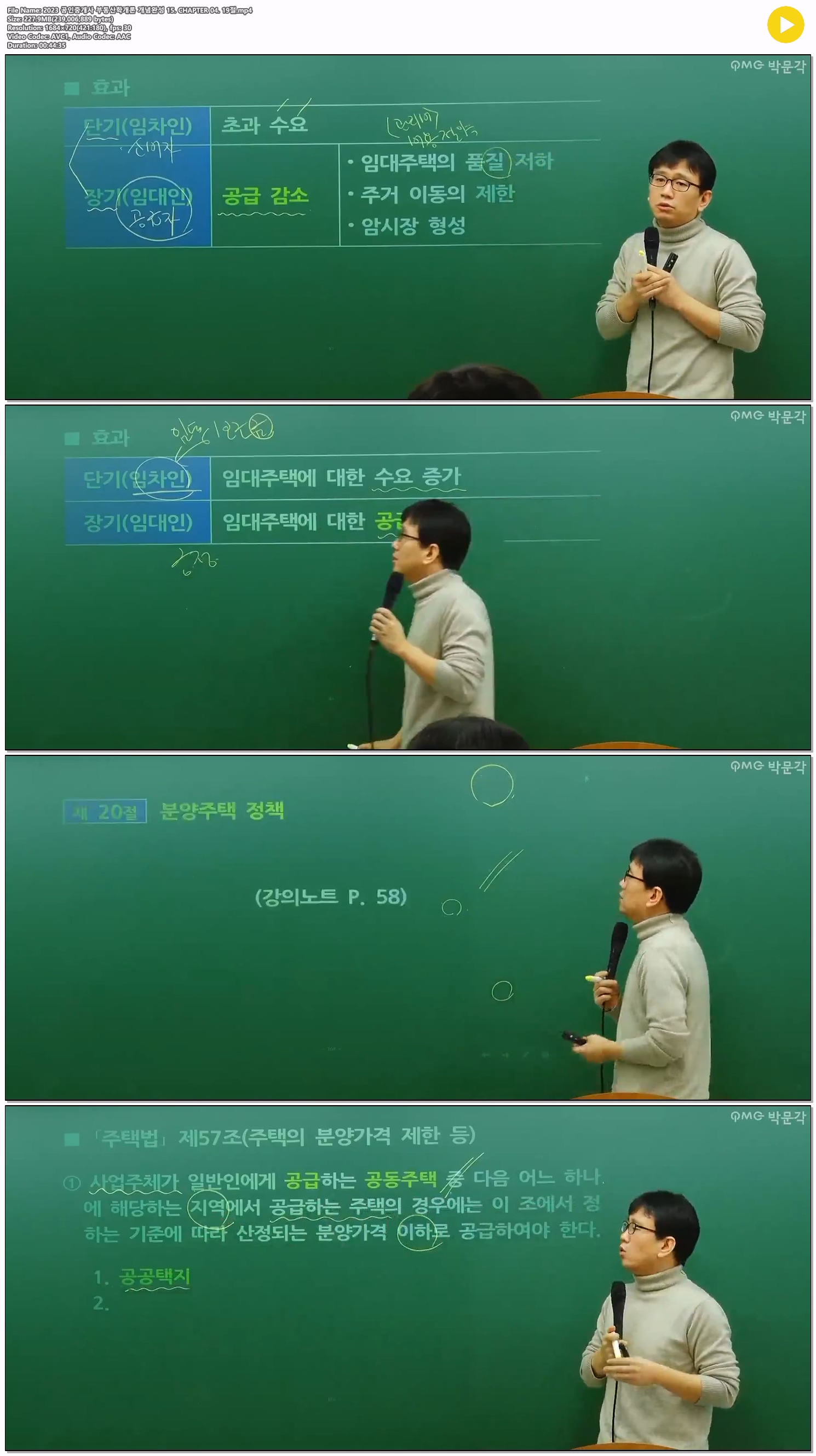2023 공인중개사 부동산학개론 개념완성 15. CHAPTER 04. 19절