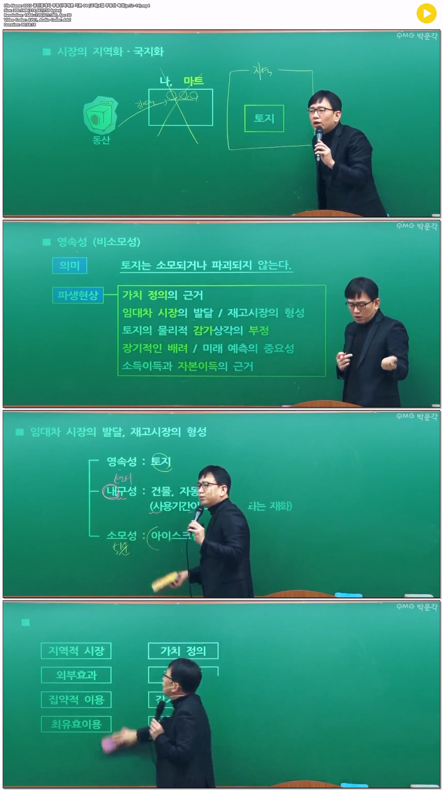 2023 공인중개사 부동산학개론 기본 04 [교재]4절 부동산 특성(p.1..