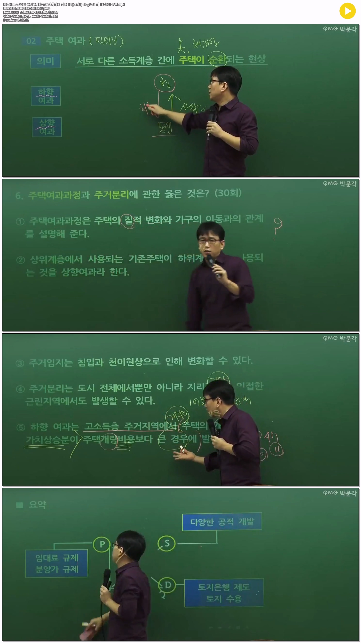 2023 공인중개사 부동산학개론 기본 12 [교재1] chapter3 제 15절 ..