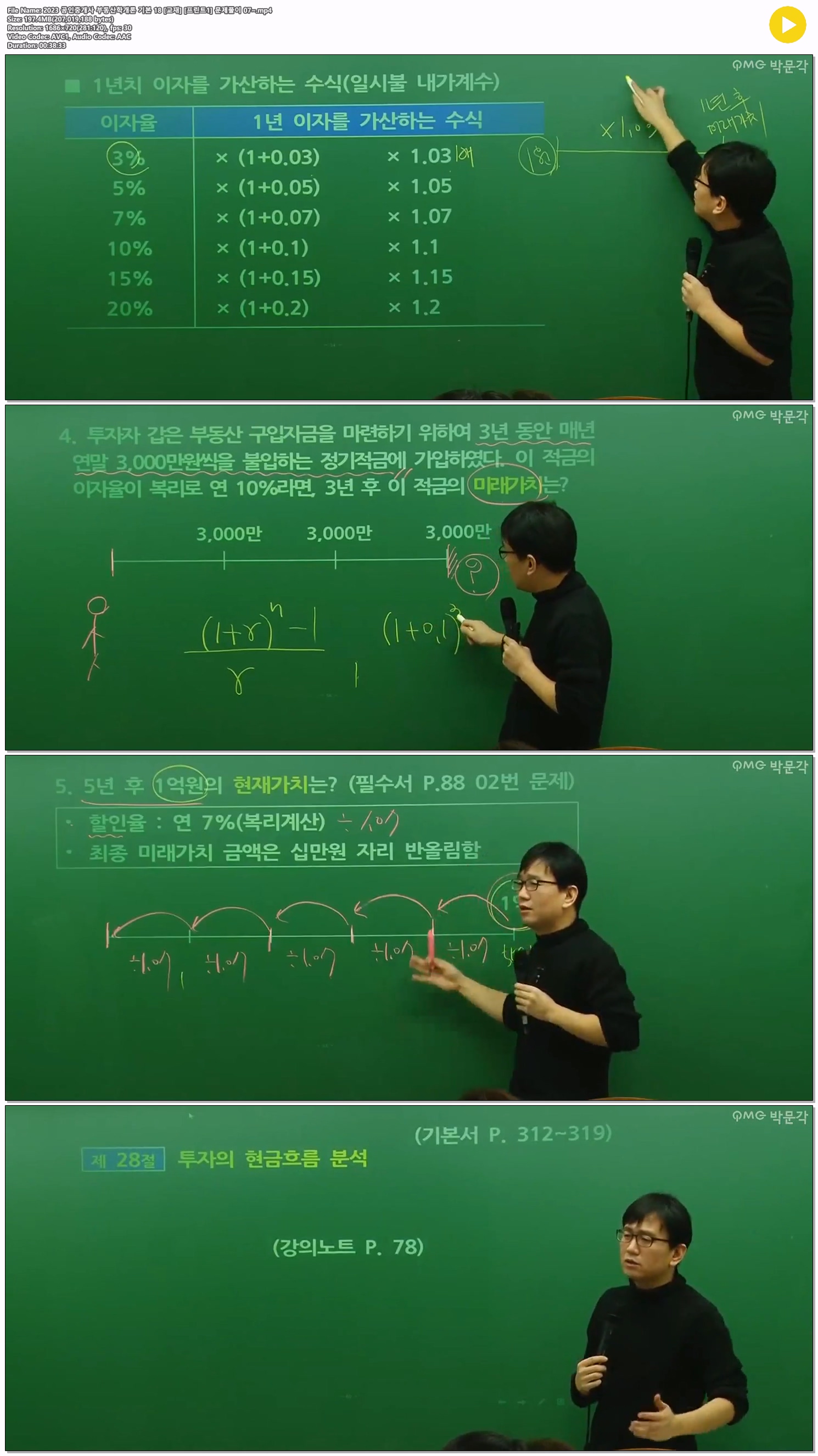 2023 공인중개사 부동산학개론 기본 18 [교재] [프린트1] 문제풀이..