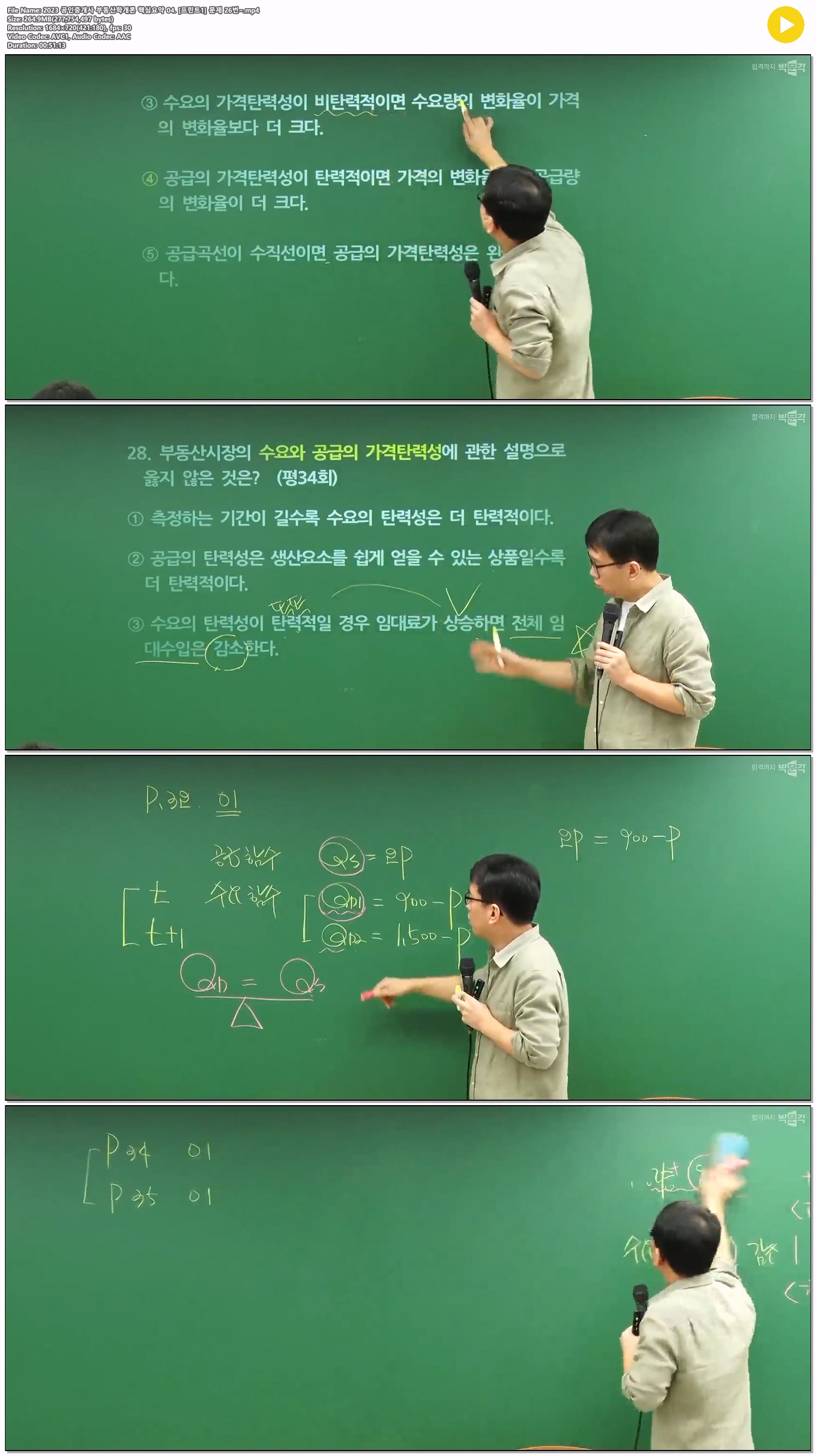 2023 공인중개사 부동산학개론 핵심요약 04. [프린트1] 문제 26번~
