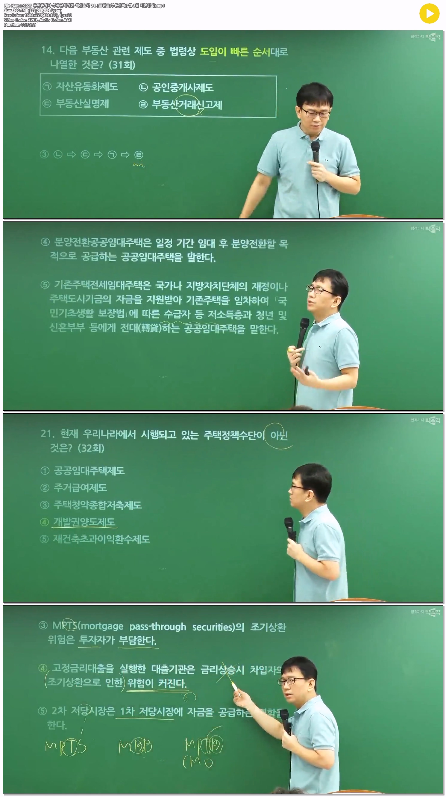 2023 공인중개사 부동산학개론 핵심요약 24. [프린트]부동산학(7월..