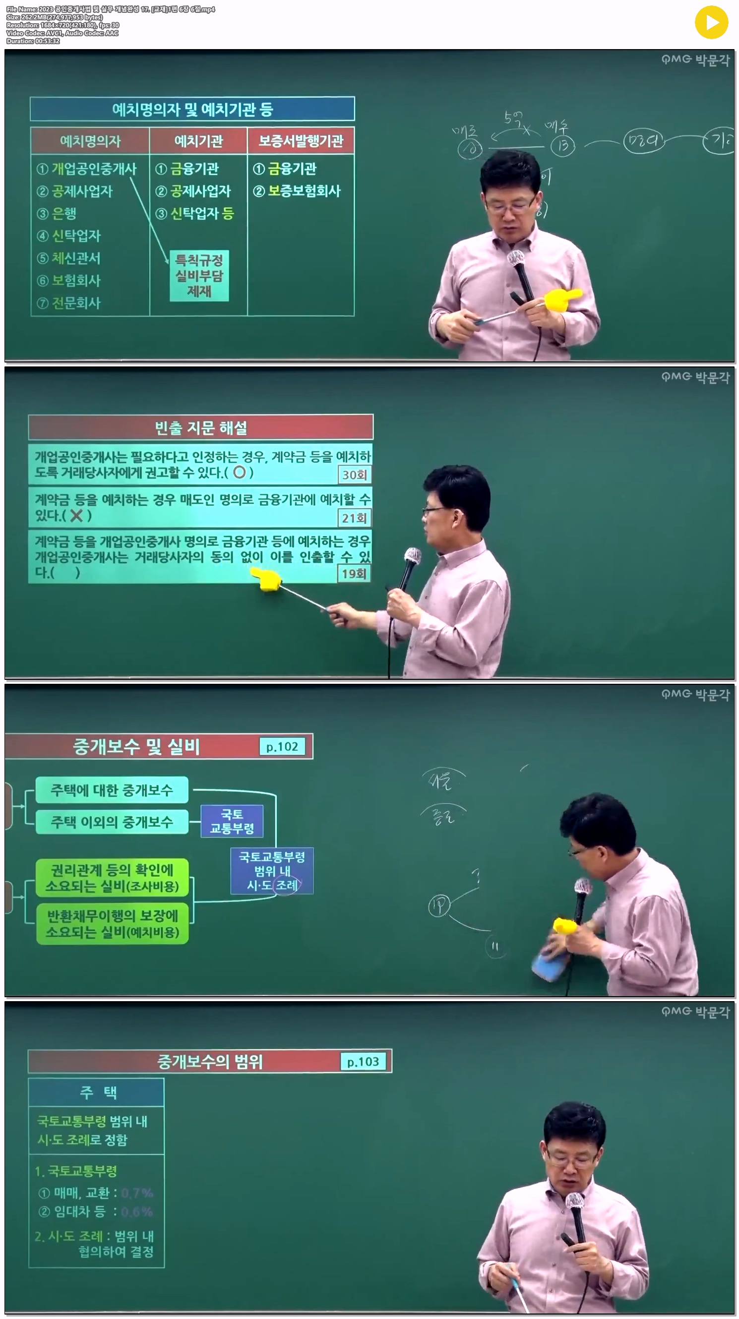 2023 공인중개사법 및 실무 개념완성 17. [교재]1편 6장 6절
