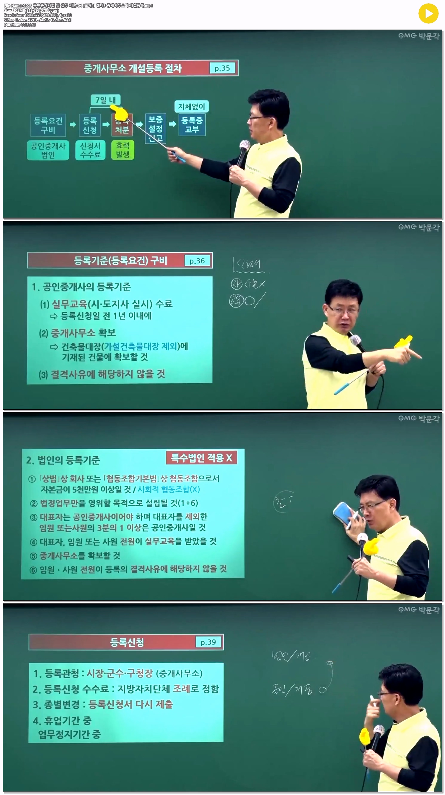 2023 공인중개사법 및 실무 기본 04 [교재1] 챕터3 중개사무소의 ..