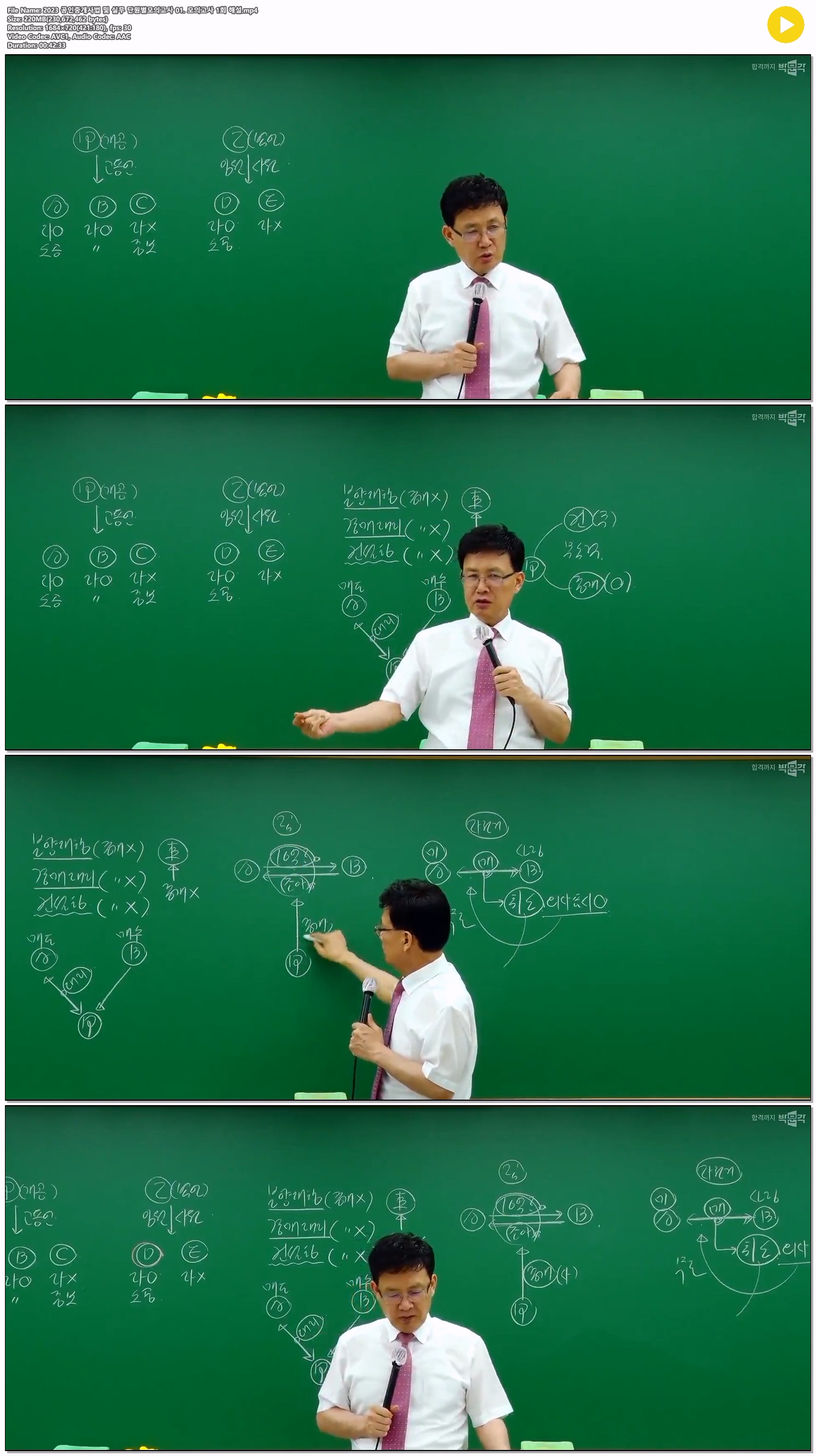 2023 공인중개사법 및 실무 단원별모의고사 01. 모의고사 1회 해설