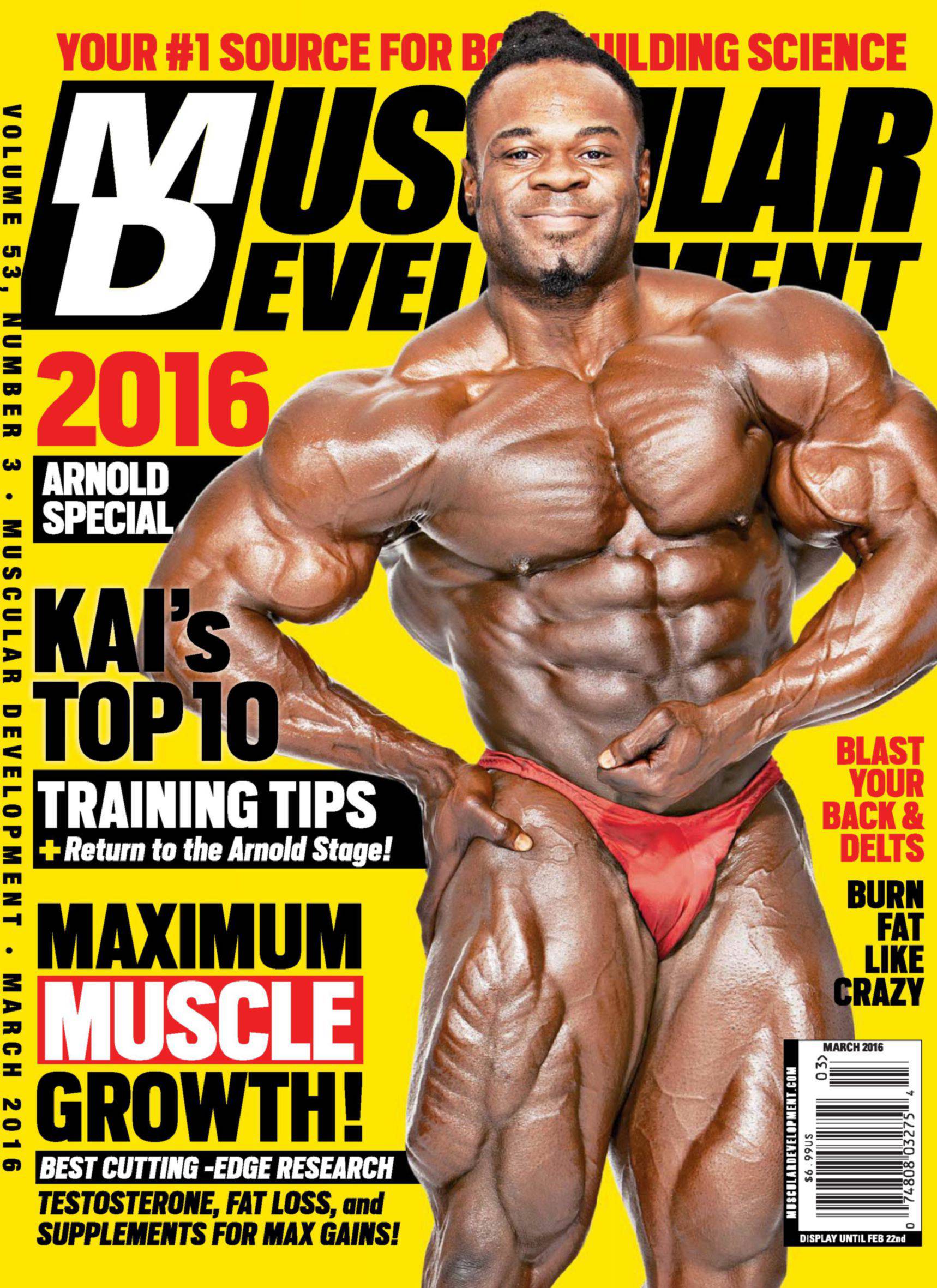 [해외잡지-2016] Muscular Development 2016-03