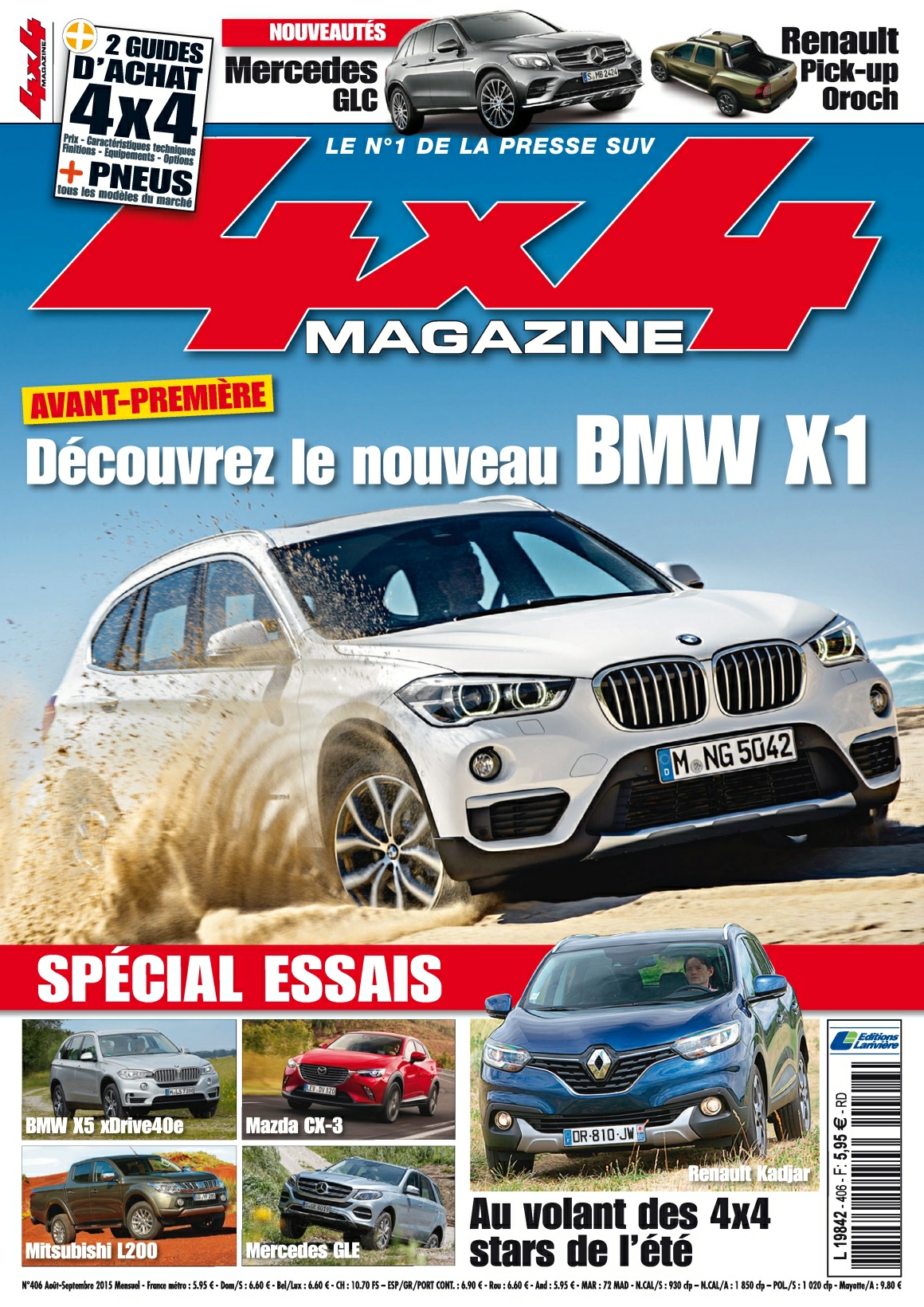 [해외잡지-2015] 4X4 Magazine No.406 - Aout-Septembre 2015