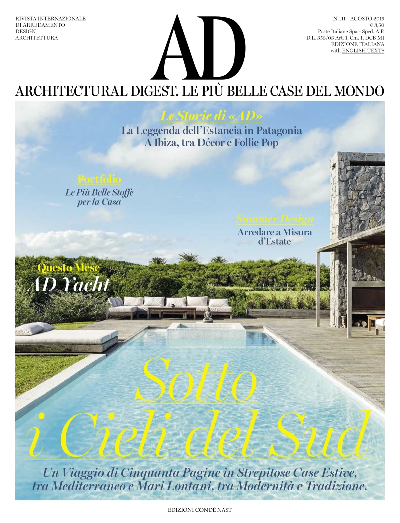 [해외잡지-2015] Ad Architectural Digest Italia 2015-08