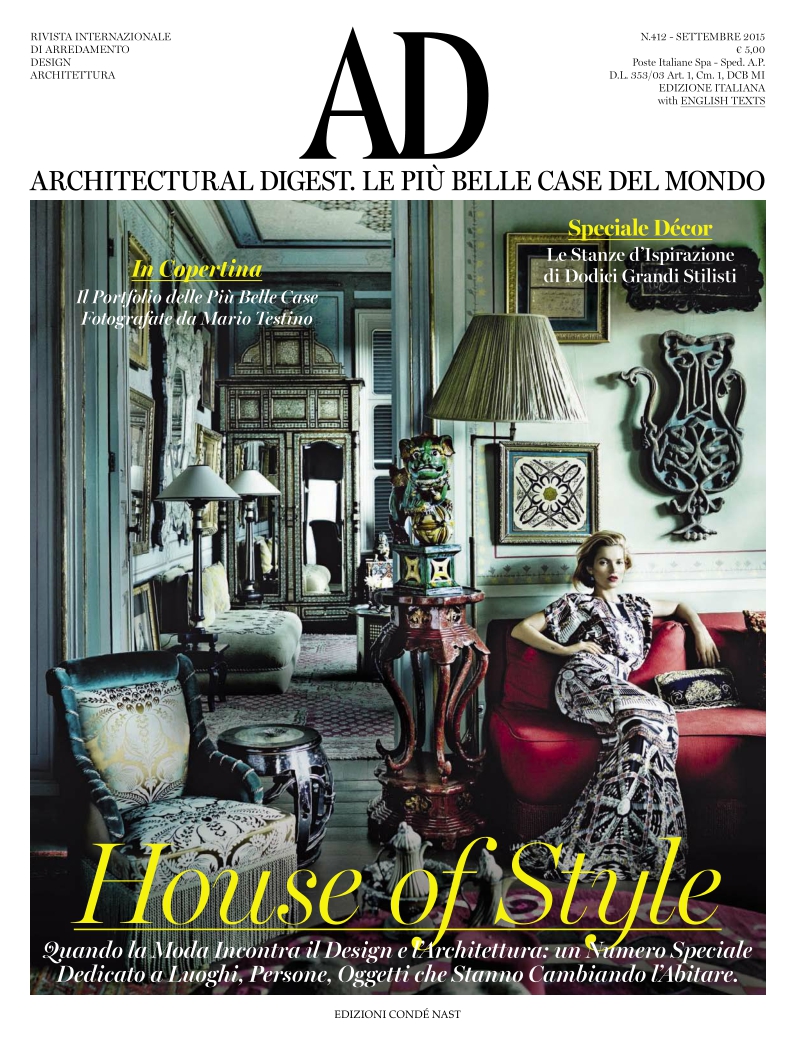 [해외잡지-2015] Ad Architectural Digest Italia 2015-09