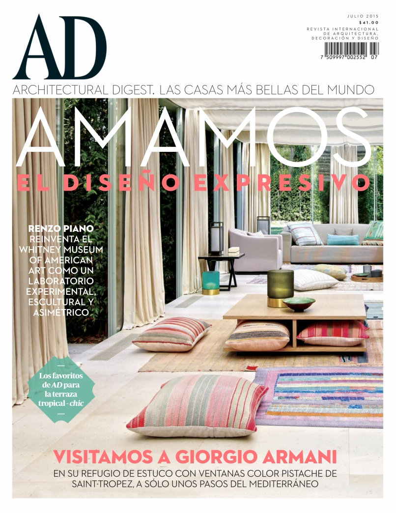 [해외잡지-2015] Ad Architectural Digest Mexico - Julio 2015