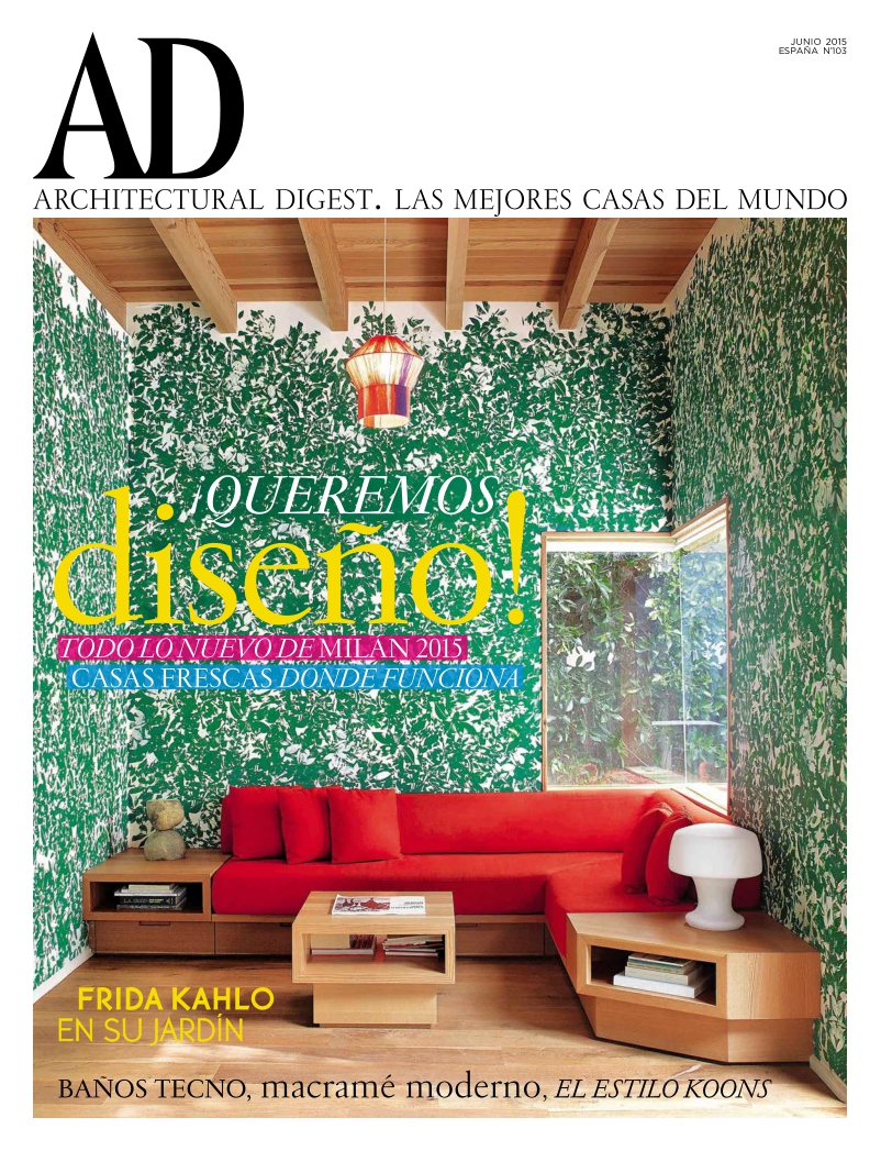 [해외잡지-2015] Ad Architectural Digest Spain - Junio 2015
