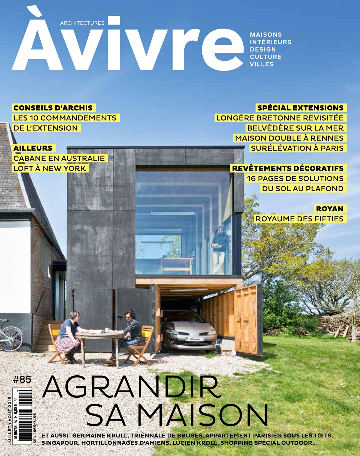 [해외잡지-2015] Architectures A Vivre No.85 2015-07-08