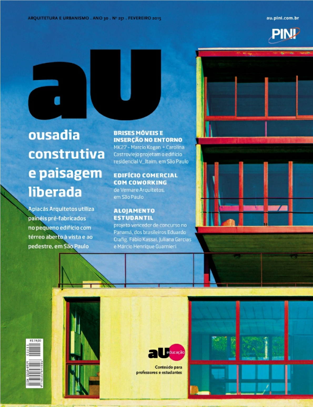 [해외잡지-2015] Arquitetura E Urbanismo Ed.251 Fevereiro De 2015