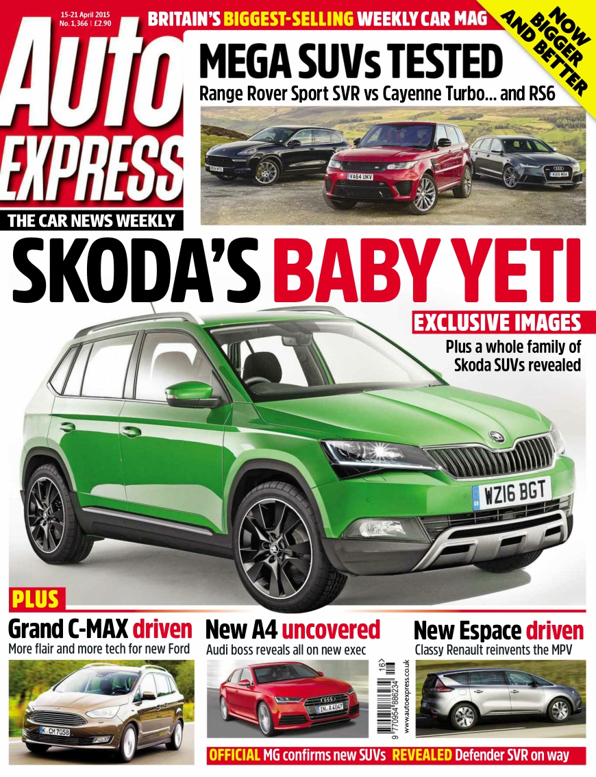 [해외잡지-2015] Auto Express No.1366 15 April 2015