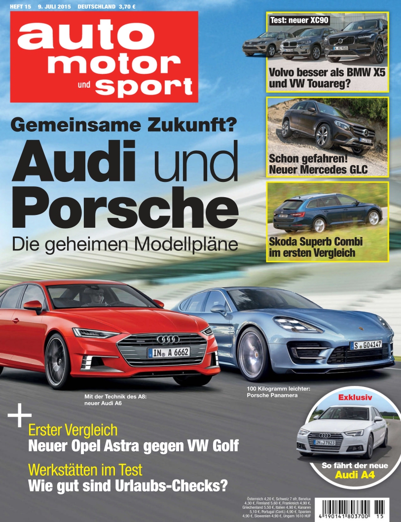 [해외잡지-2015] Auto Motor Und Sport - 9 Juli 2015