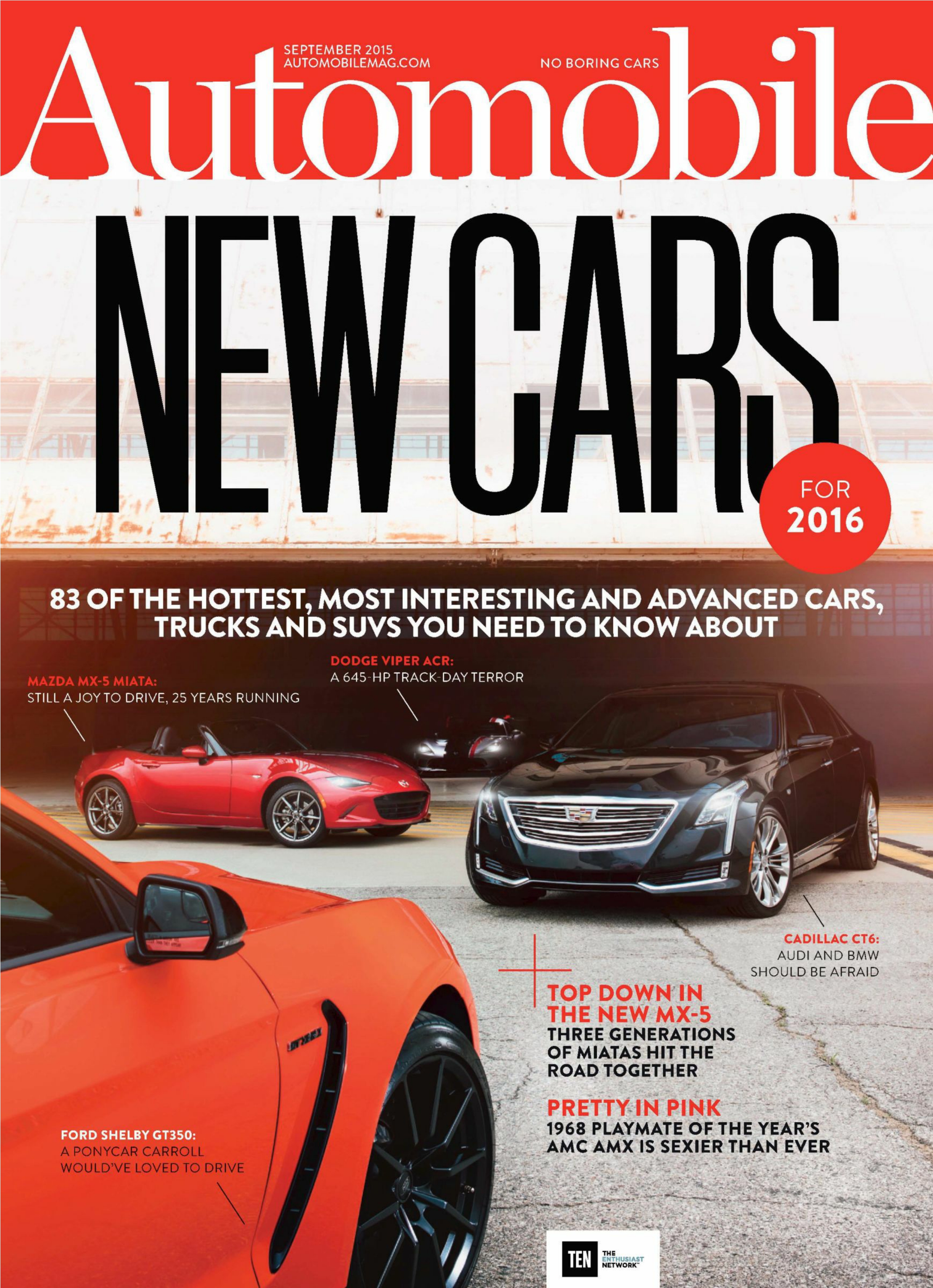 [해외잡지-2015] Automobile - September 2015