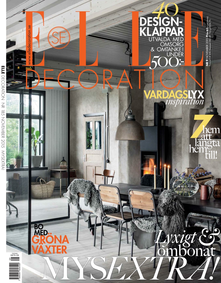 [해외잡지-2015] Elle Decoration Sweden 2015-11