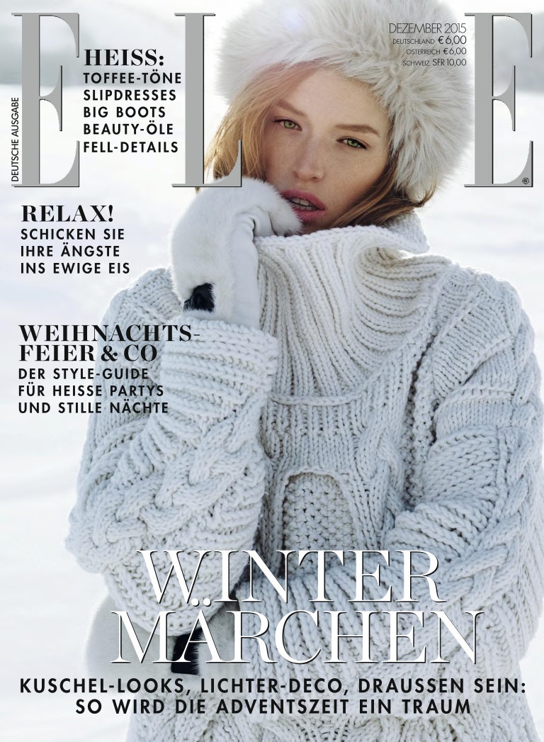 [해외잡지-2015] Elle Germany 2015-12