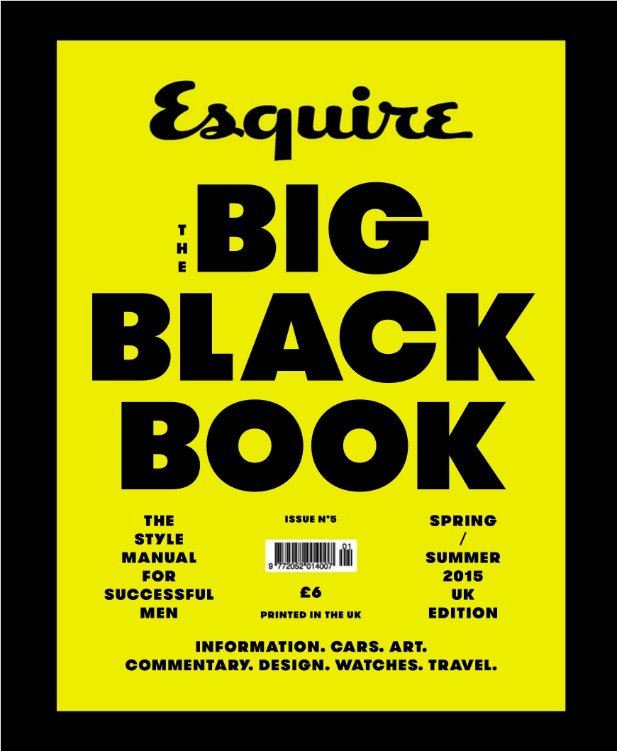 [해외잡지-2015] Esquire The Big Black Book Spring-Summer 2015
