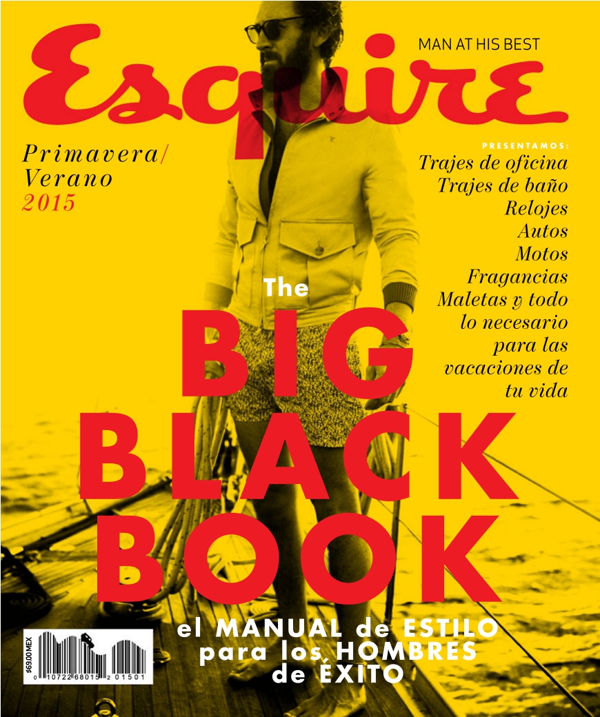 [해외잡지-2015] Esquire Usa. The Big Black Book - Primavera - ..