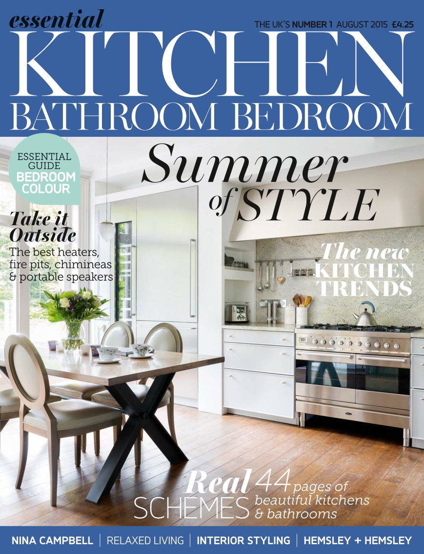 [해외잡지-2015] Essential Kitchen Bathroom Bedroom 2015-08